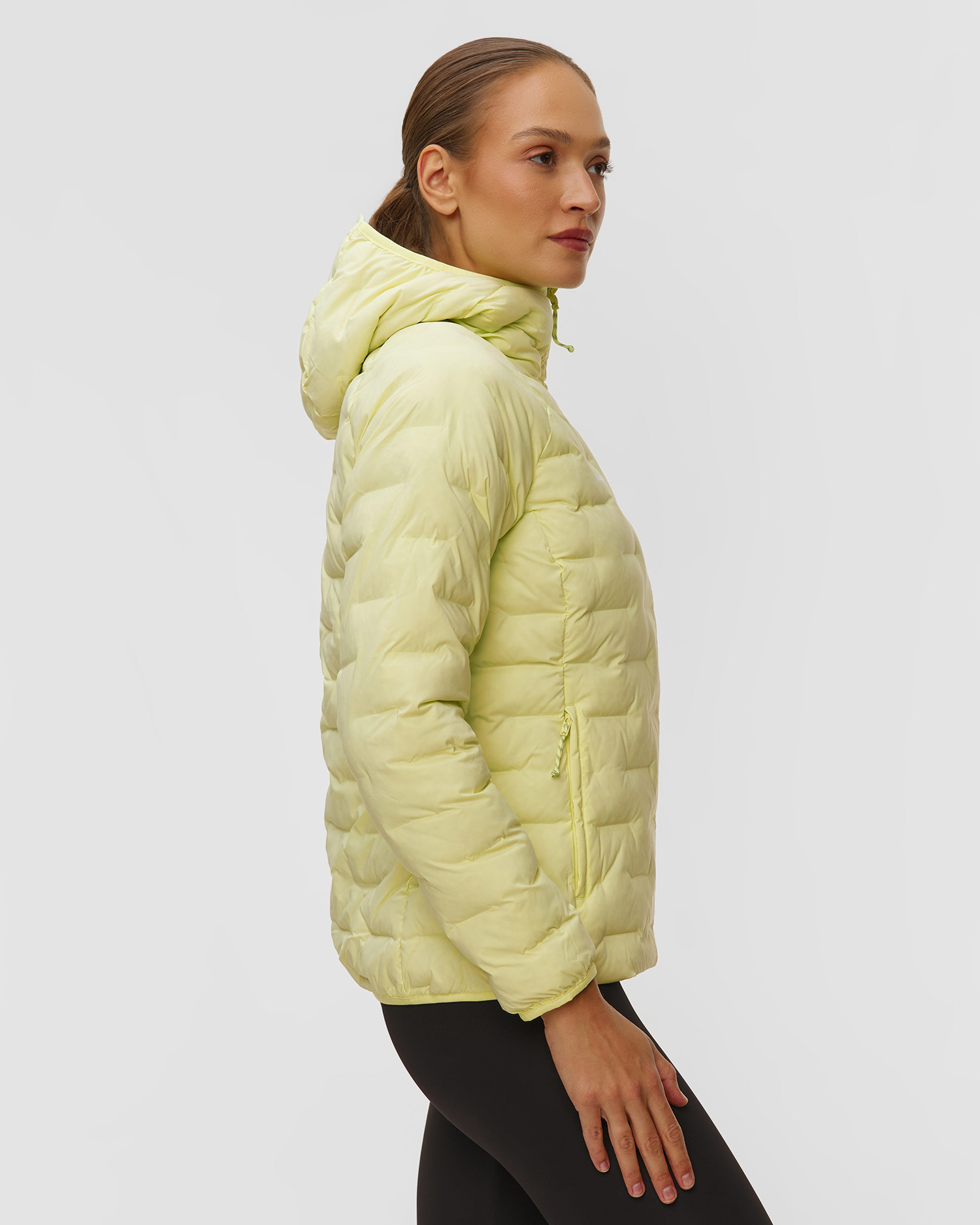 Pánská zateplená bunda Mammut Sender IN Hooded Jacket Women ve žluté barvě
