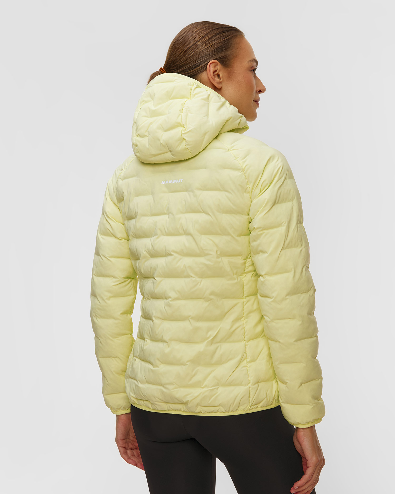 Pánská zateplená bunda Mammut Sender IN Hooded Jacket Women ve žluté barvě