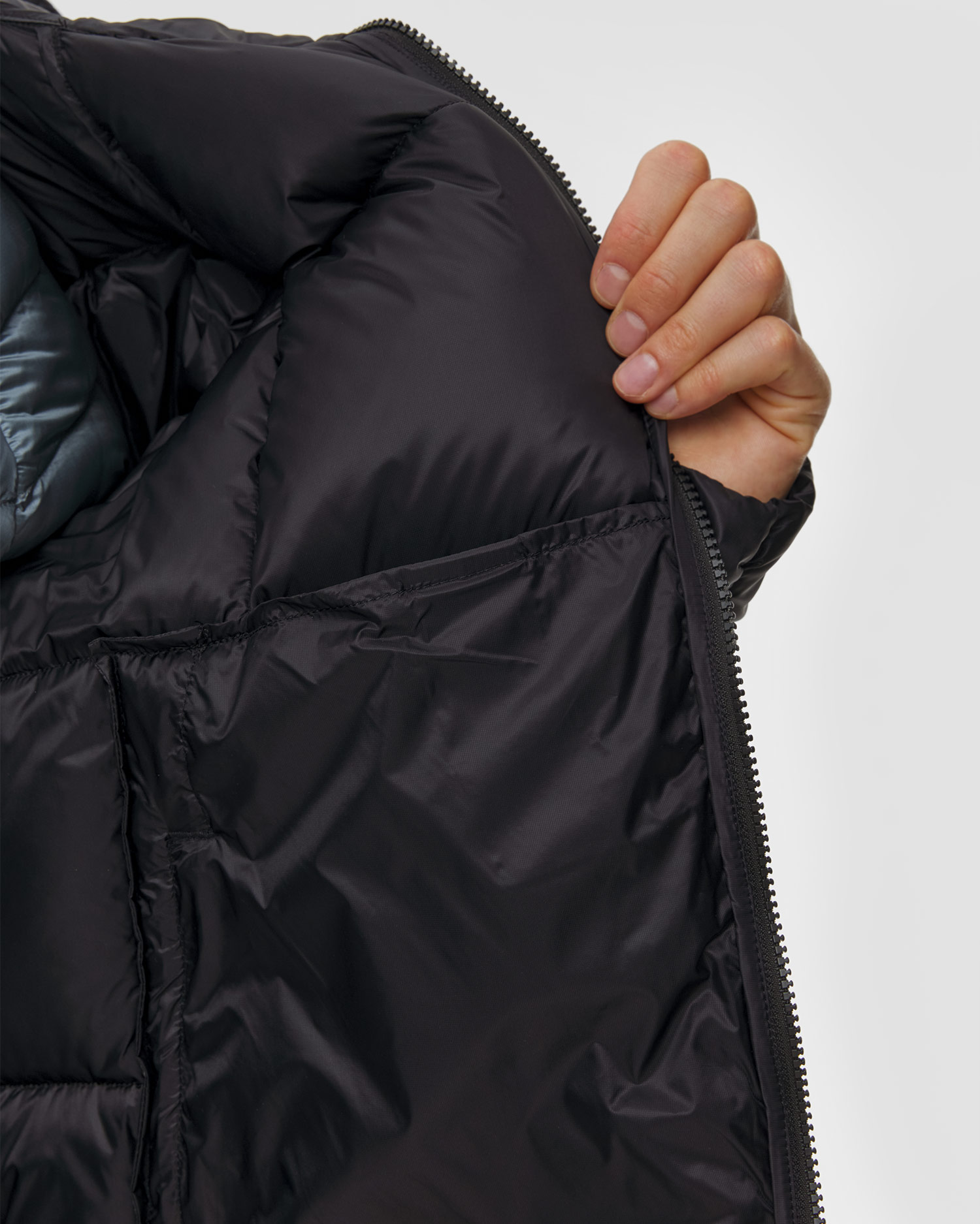 Pánska páperová bunda Mammut Glacier Glow IN Hooded Jacket Men čierna