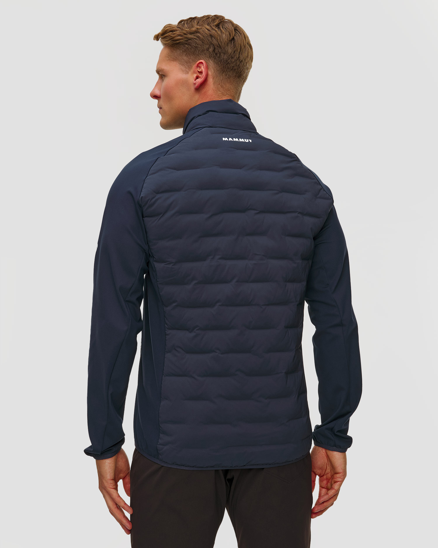 Veste hybride bleu marine pour hommes Mammut Sender IN Hybrid Jacket Men