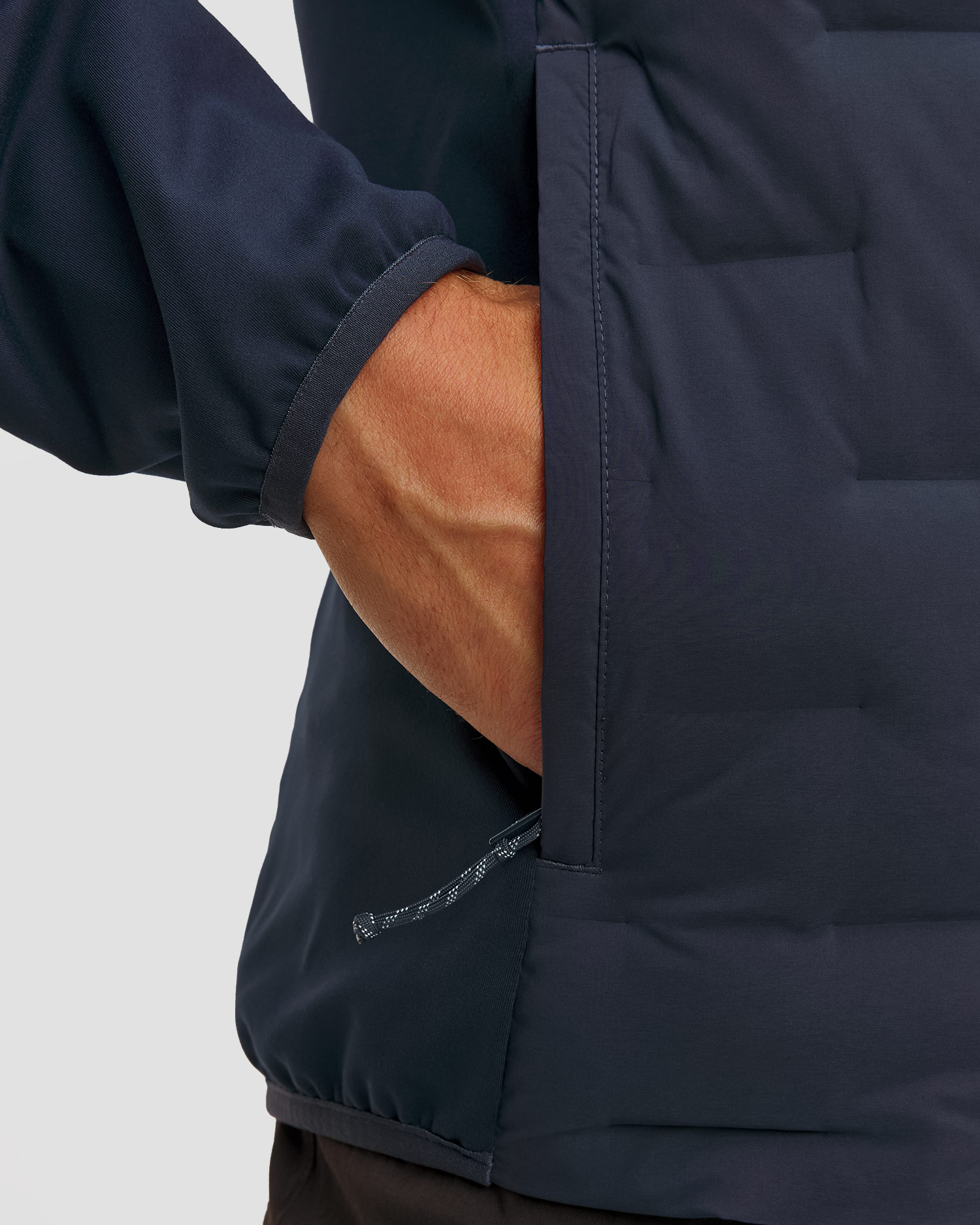 Veste hybride bleu marine pour hommes Mammut Sender IN Hybrid Jacket Men