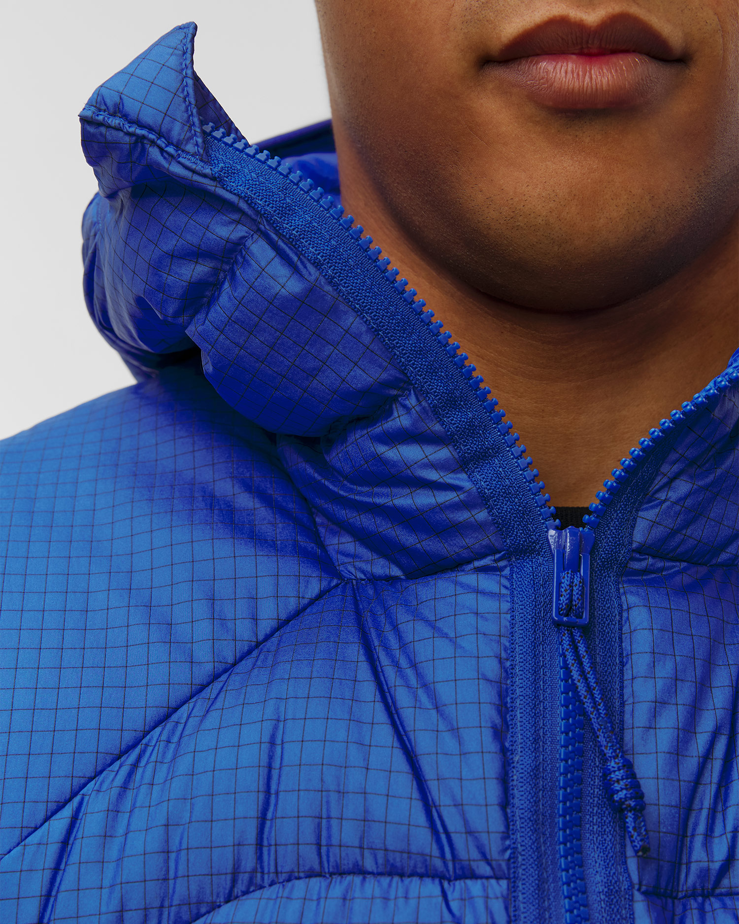 Doudoune bleue pour hommes Mammut Eiger Nordwand Light Nordwand Down IN Hooded Jacket Men