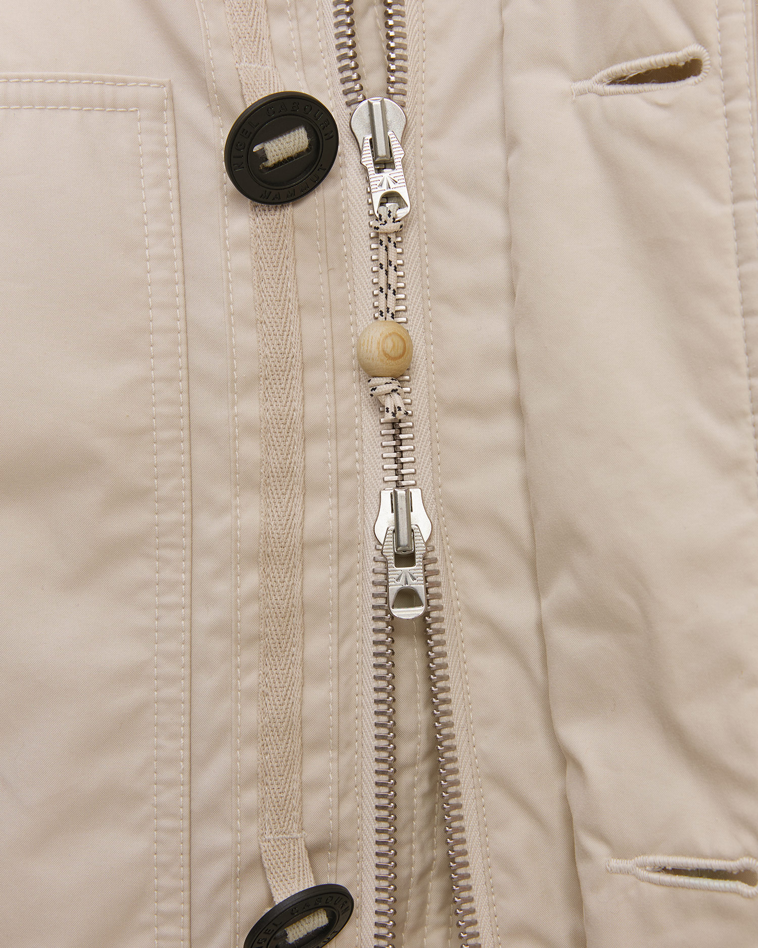 Světle béžový pánský kabát Mammut Mammut X Cabourn Direttissima IN Parka