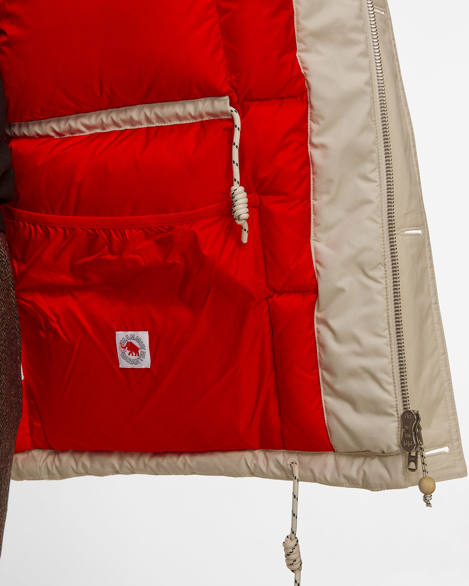 Světle béžový pánský kabát Mammut Mammut X Cabourn Direttissima IN Parka