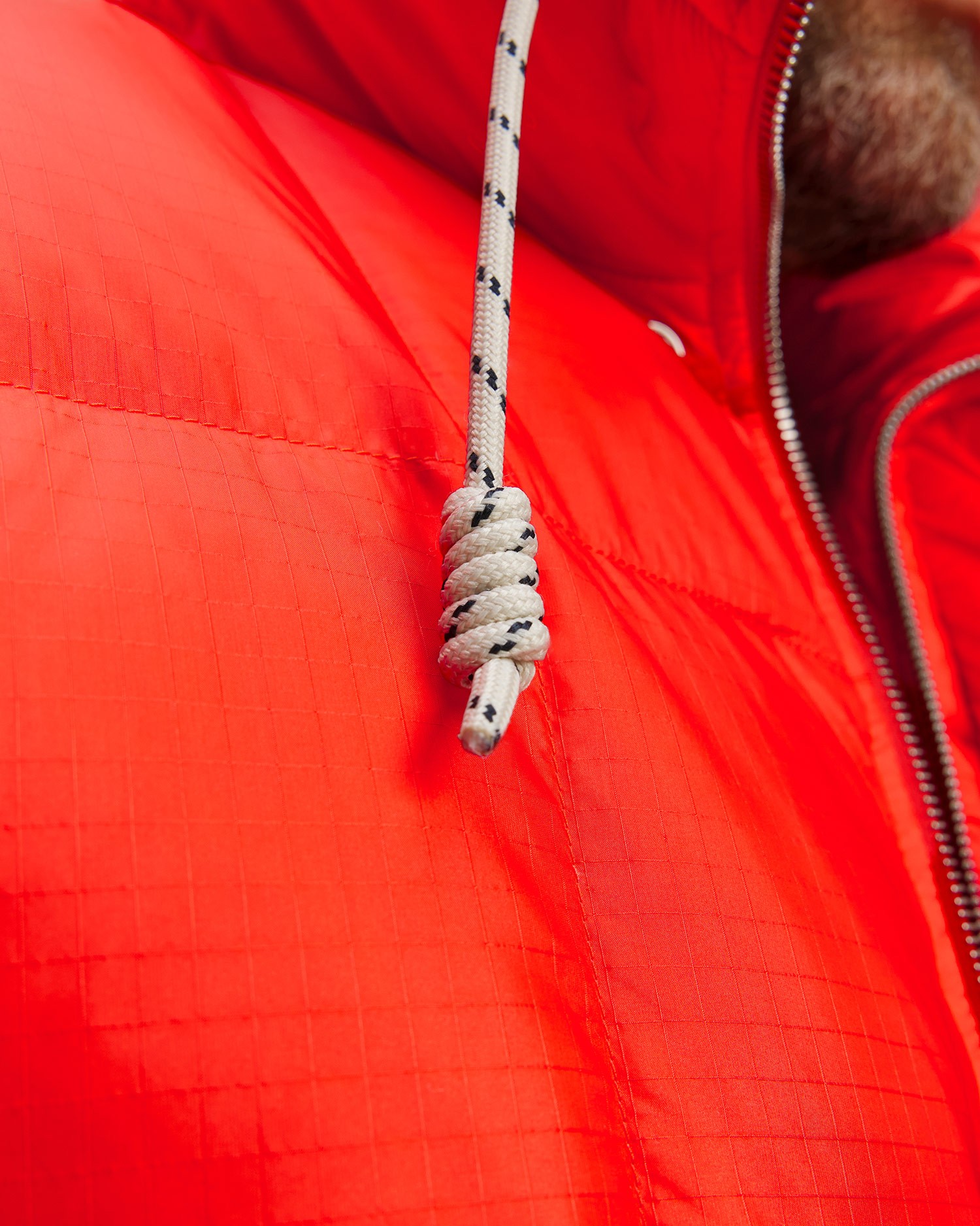 Pánská bunda Mammut X Cabourn Direttissima IN Hooded Jacket v Červené Barvě