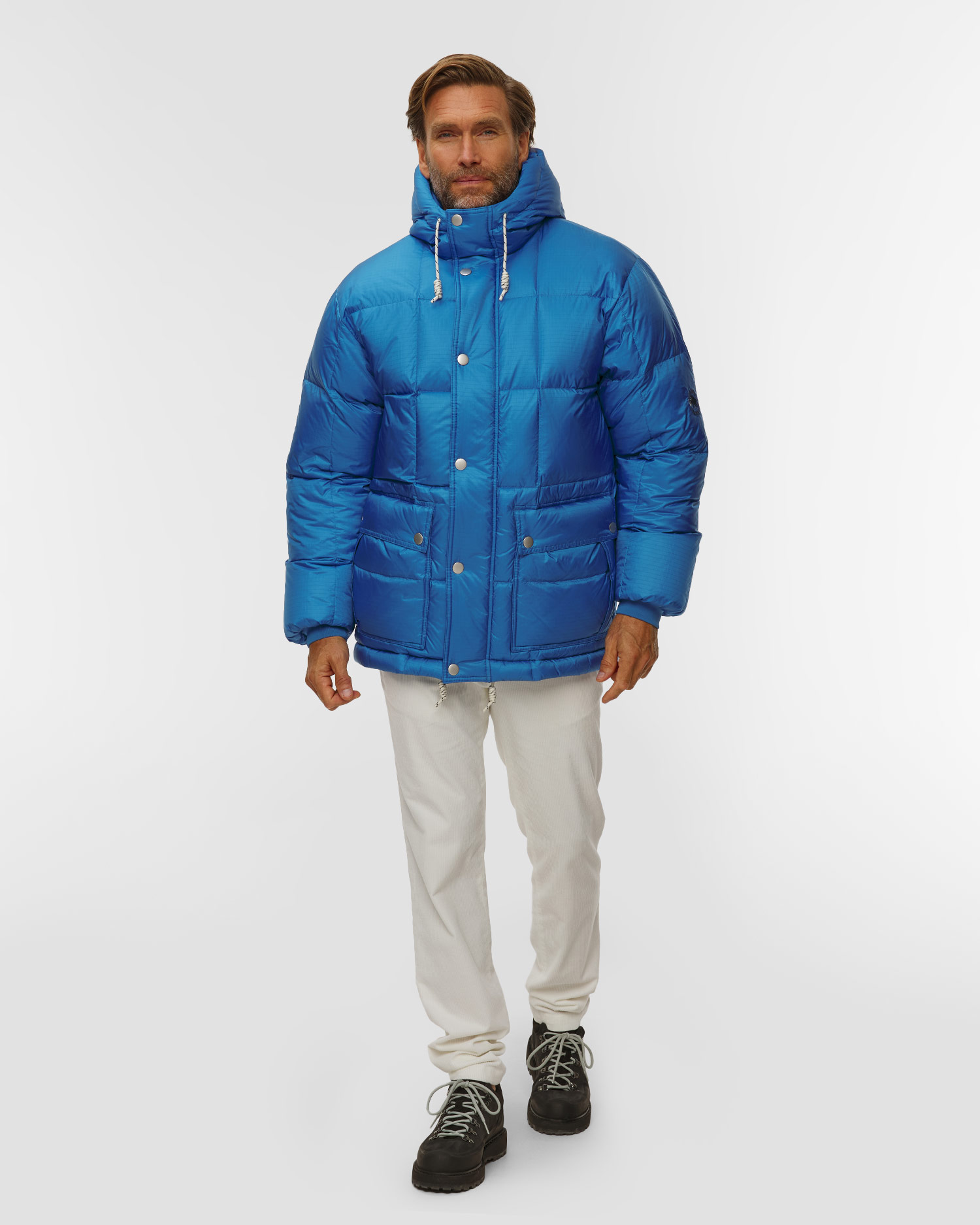 Pánská bunda Mammut X Cabourn Direttissima IN Hooded Jacket v Modré Barvě