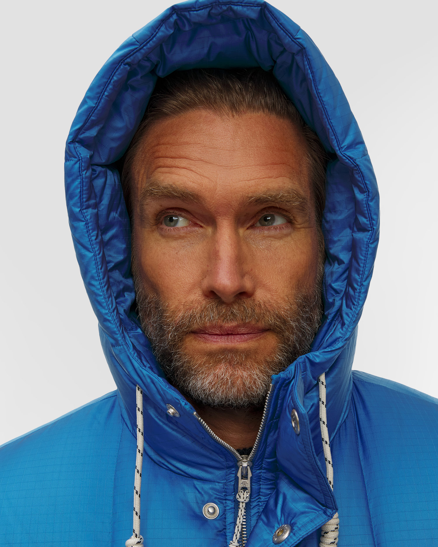 Pánská bunda Mammut X Cabourn Direttissima IN Hooded Jacket v Modré Barvě