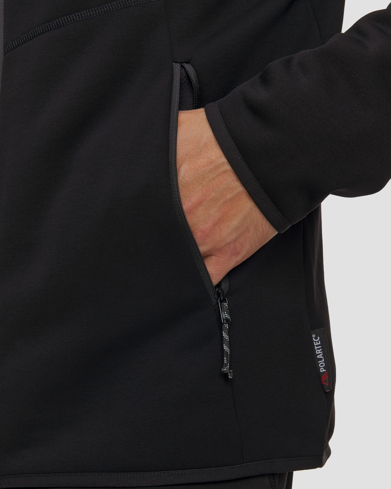 Hanorac din fleece pentru bărbați Mammut Aconcagua ML Hooded Jacket Men negru