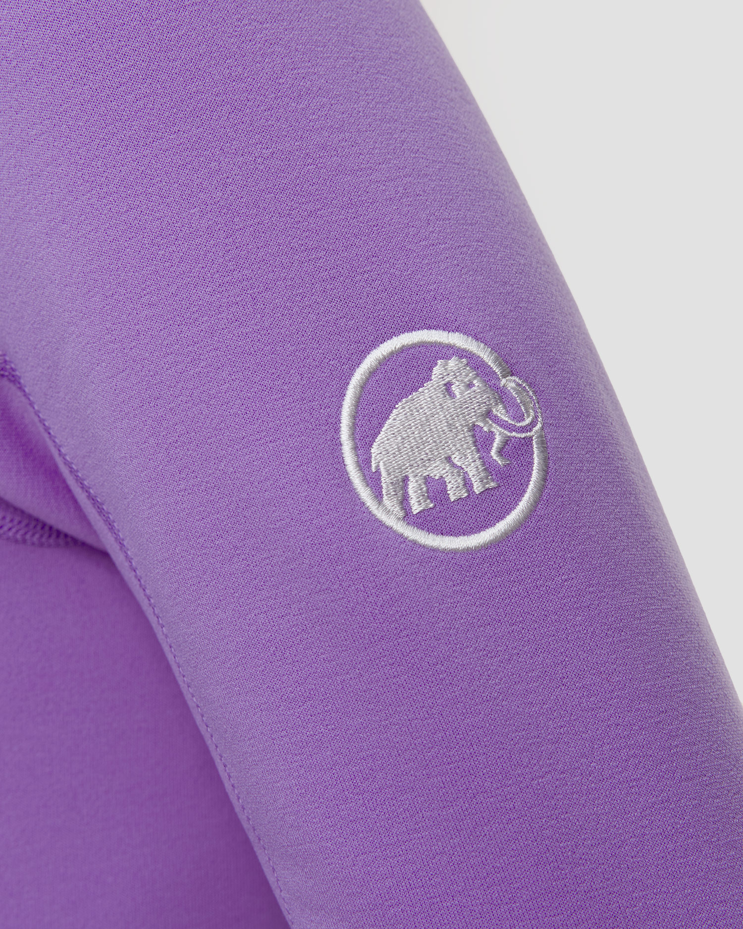 Sweat-shirt en polaire violet pour femmes Mammut Aconcagua ML Hooded Jacket Women