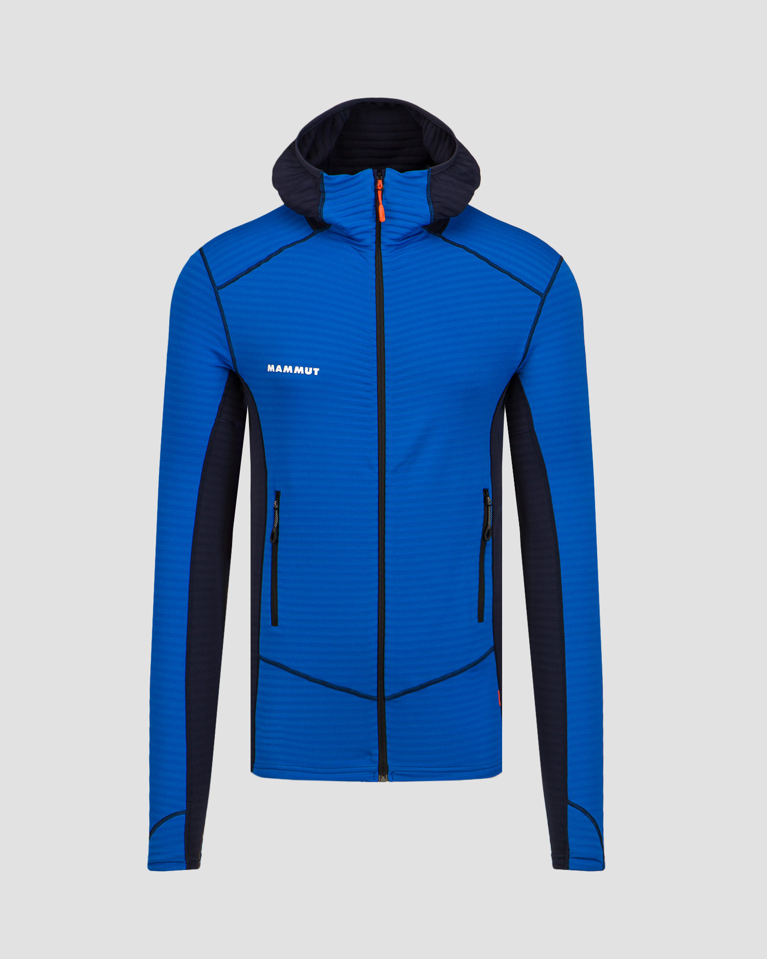 Bluza męska z kapturem Mammut Taiss Light ML, Kolor/Wzór: Niebieski