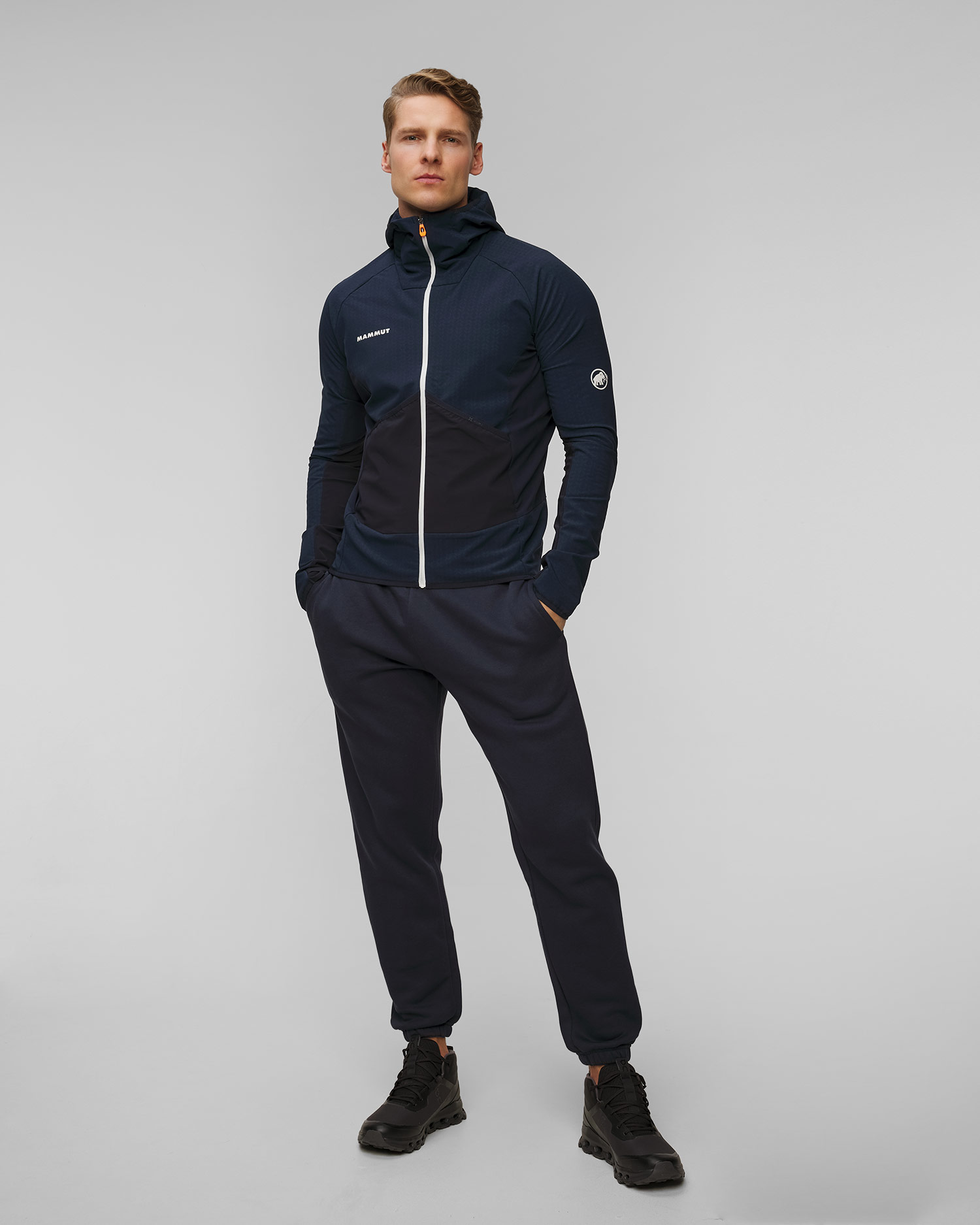 Hanorac cu glugă pentru bărbați Mammut Eiger Speed ML Hybrid