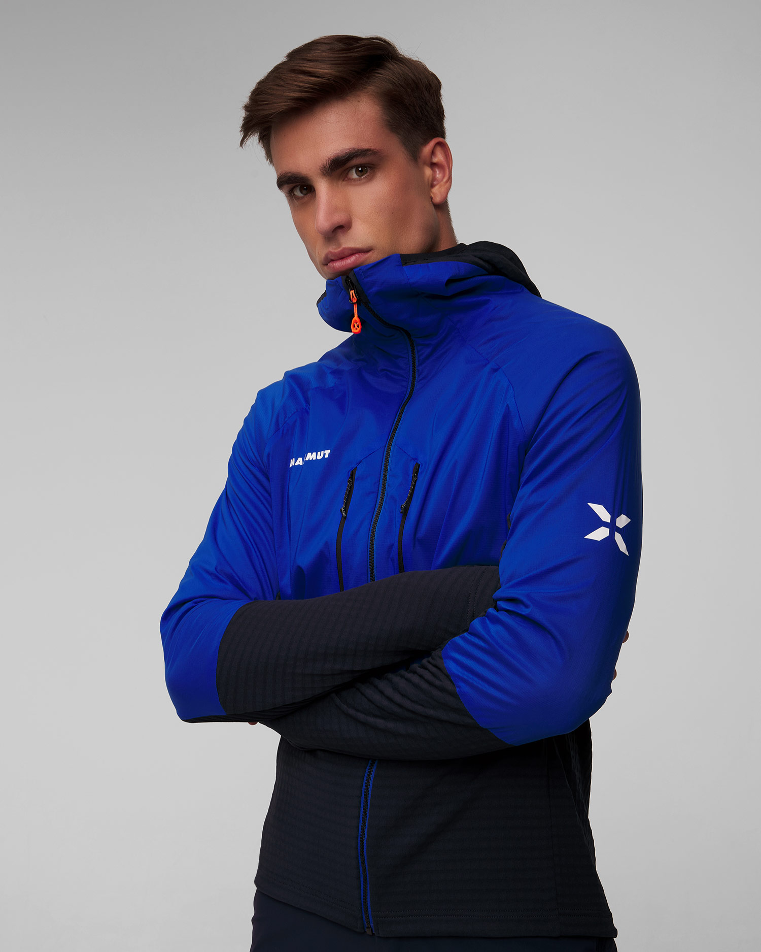 Bluza hybrydowa z kapturem męska Mammut Eiger Nordwand ML Hybrid