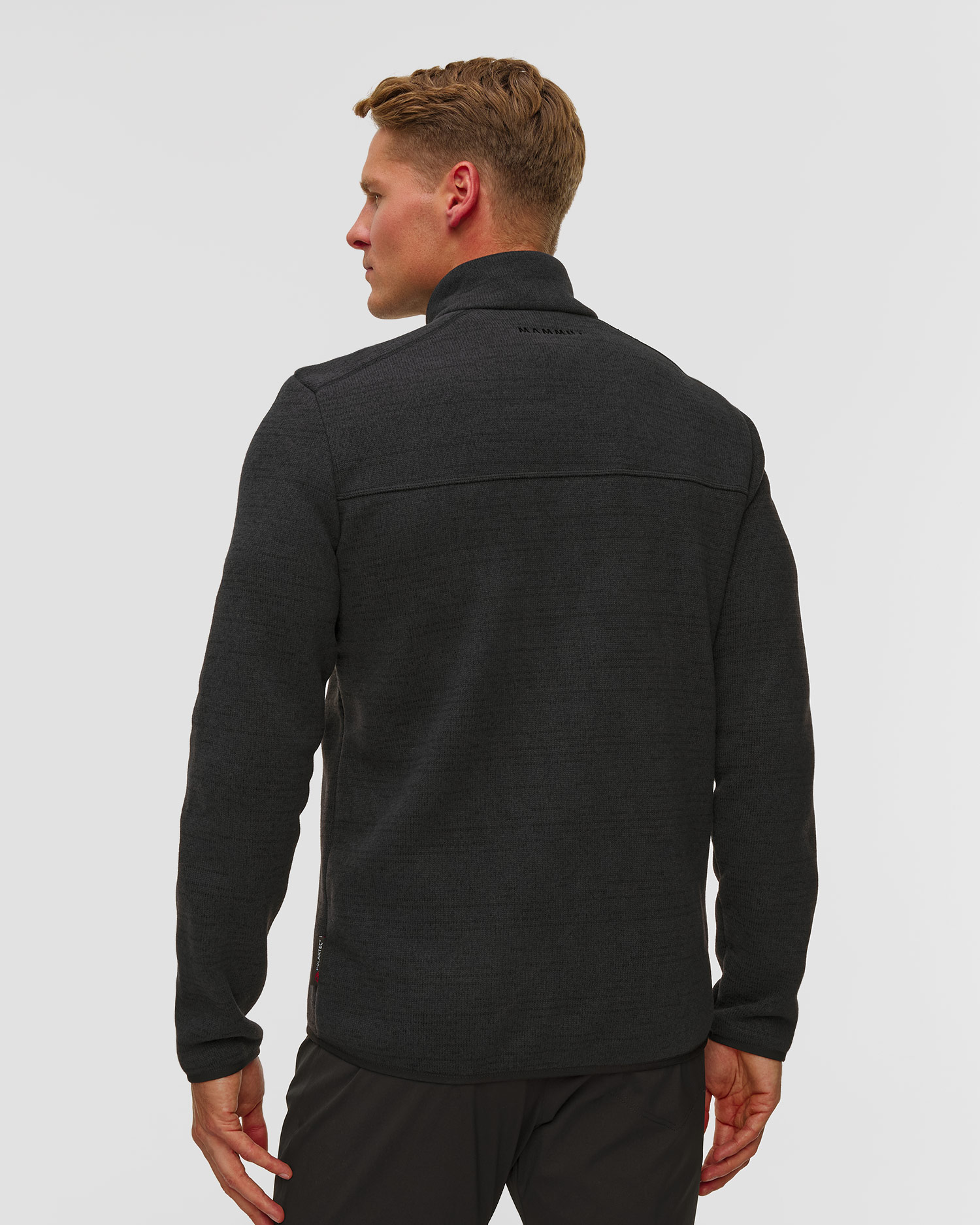 Sweat-shirt en polaire noir pour hommes Mammut Arctic IV ML Jacket Men 