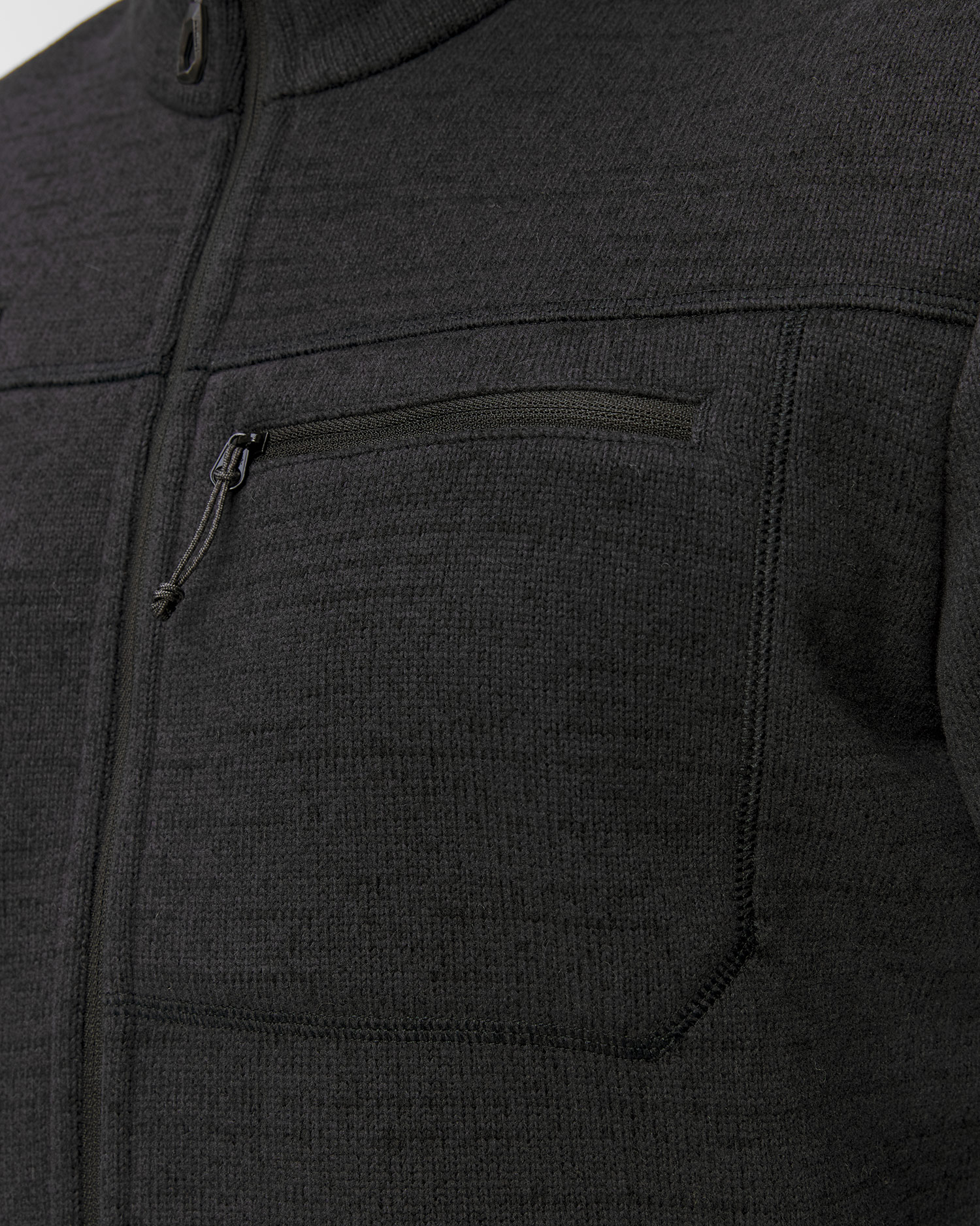 Sweat-shirt en polaire noir pour hommes Mammut Arctic IV ML Jacket Men 