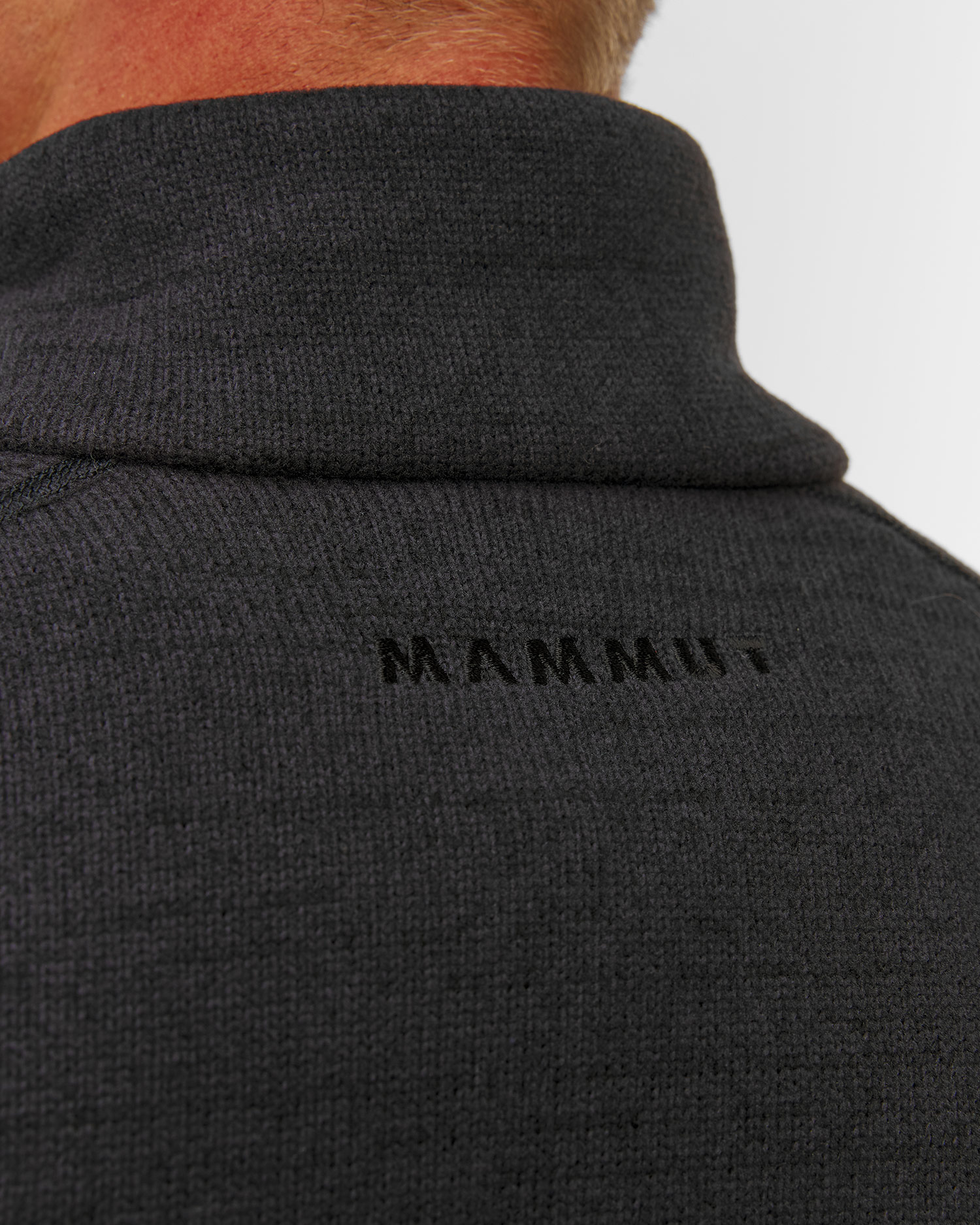 Sweat-shirt en polaire noir pour hommes Mammut Arctic IV ML Jacket Men 