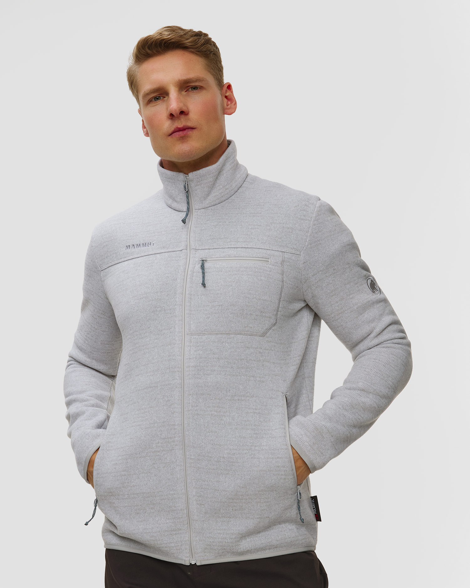 Polarová šedá pánská mikina Mammut Arctic IV ML Jacket Men