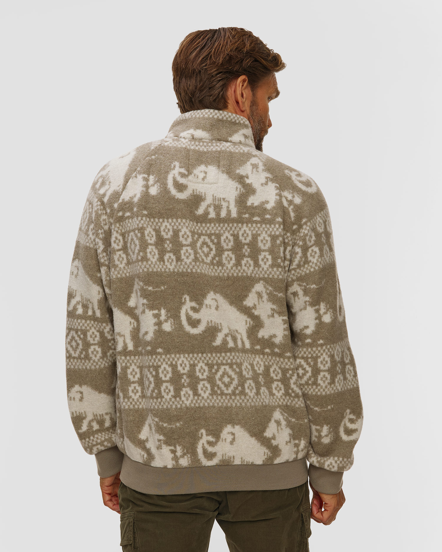 Kurtka wełniana męska Mammut x Cabourn Direttissima Wool ML Jacket beżowa