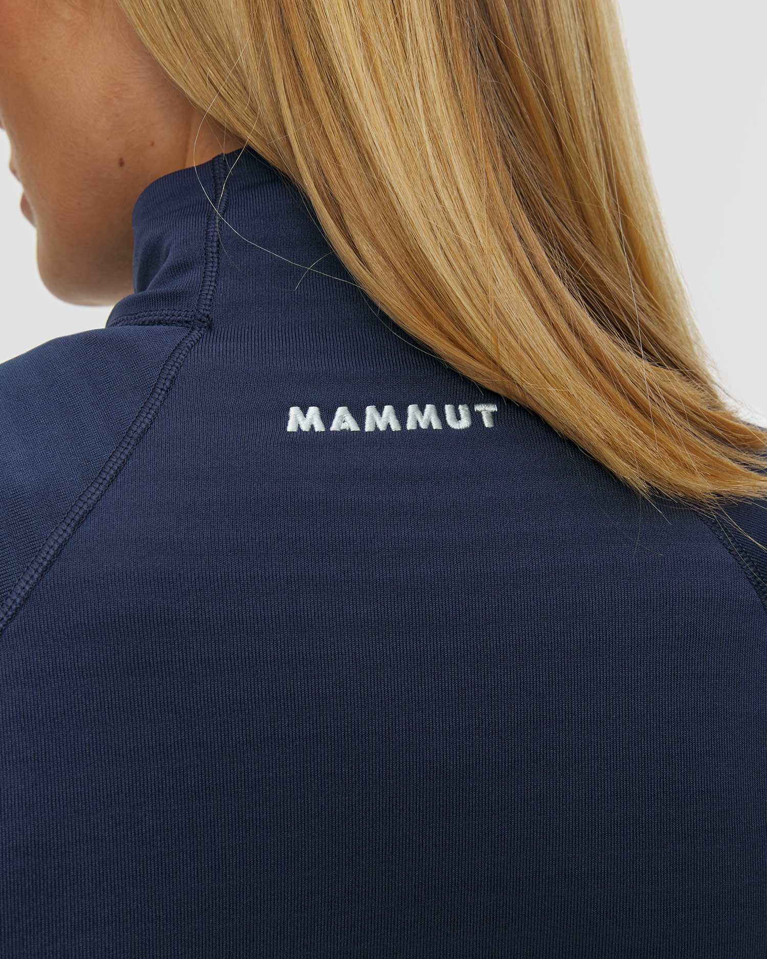 Sweat-shirt midlayer bleu marine pour femmes Mammut Taiss ML Jacket