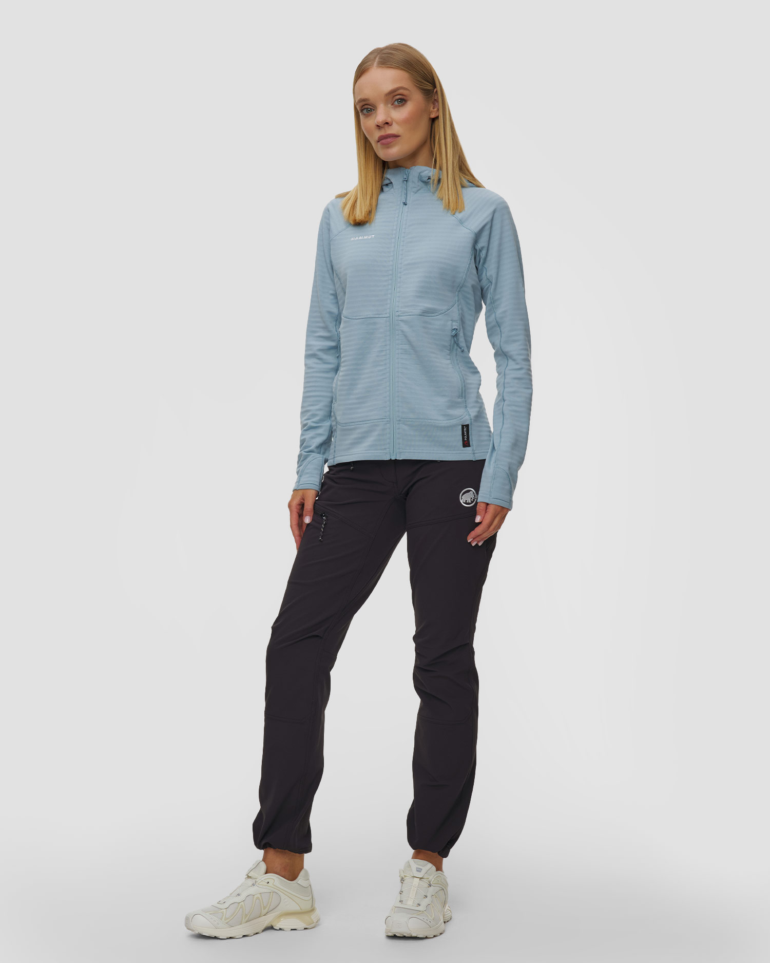 Women's Mammut Taiss ML Hooded Jacket light blue