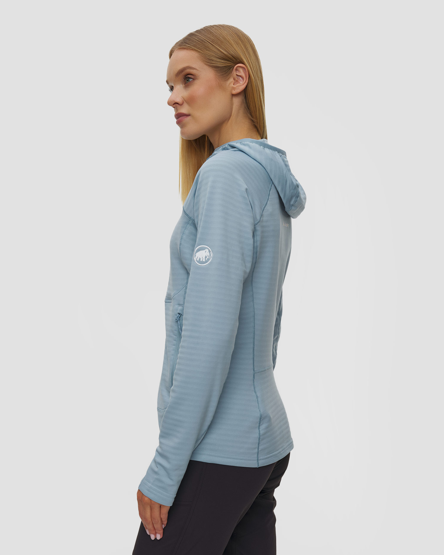 Women's Mammut Taiss ML Hooded Jacket light blue