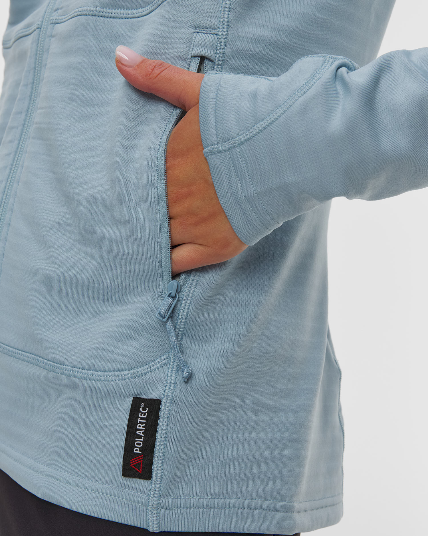 Women's Mammut Taiss ML Hooded Jacket light blue