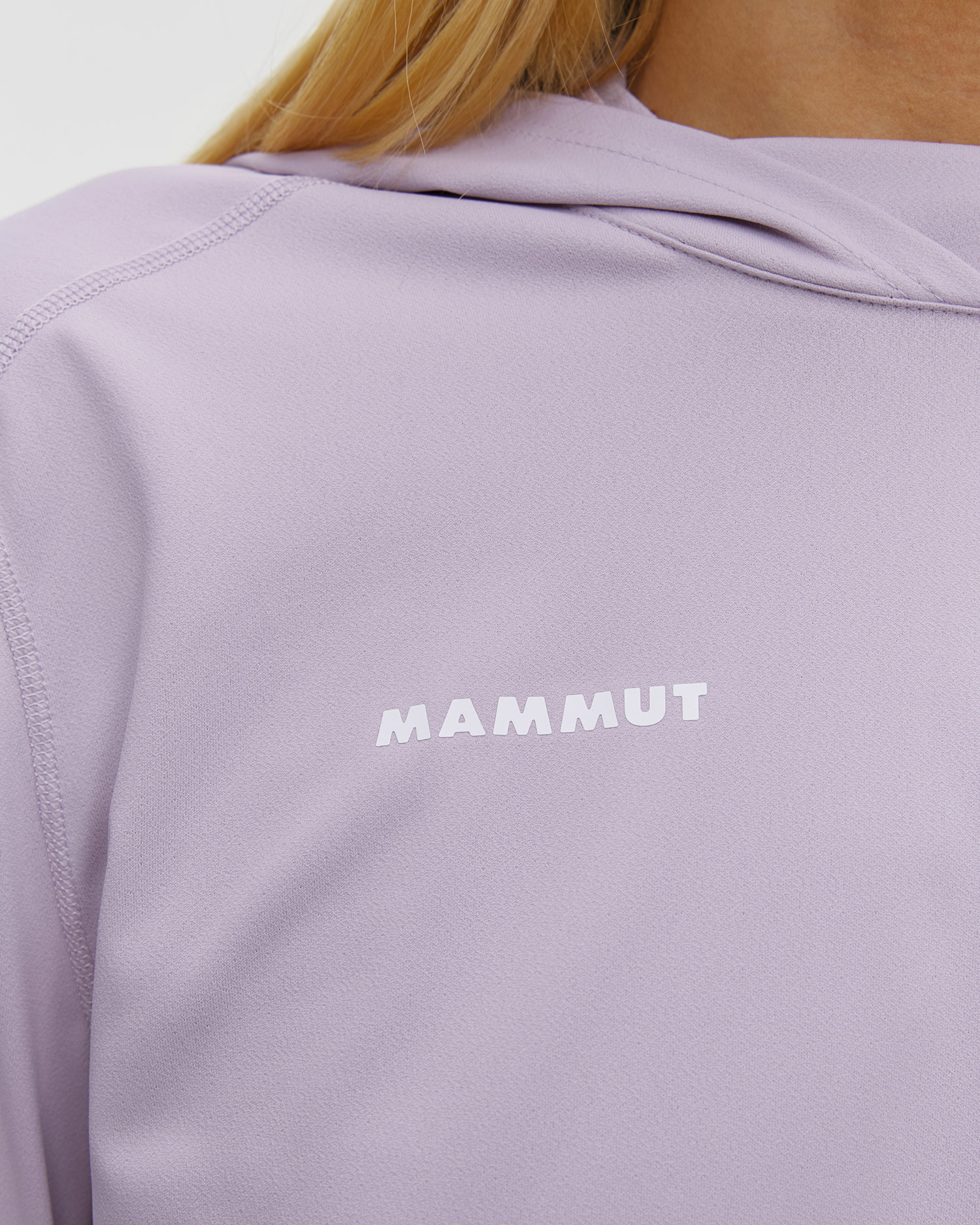 Longsleeve à capuche violet pour femmes Mammut Selun FL Sun Hoody