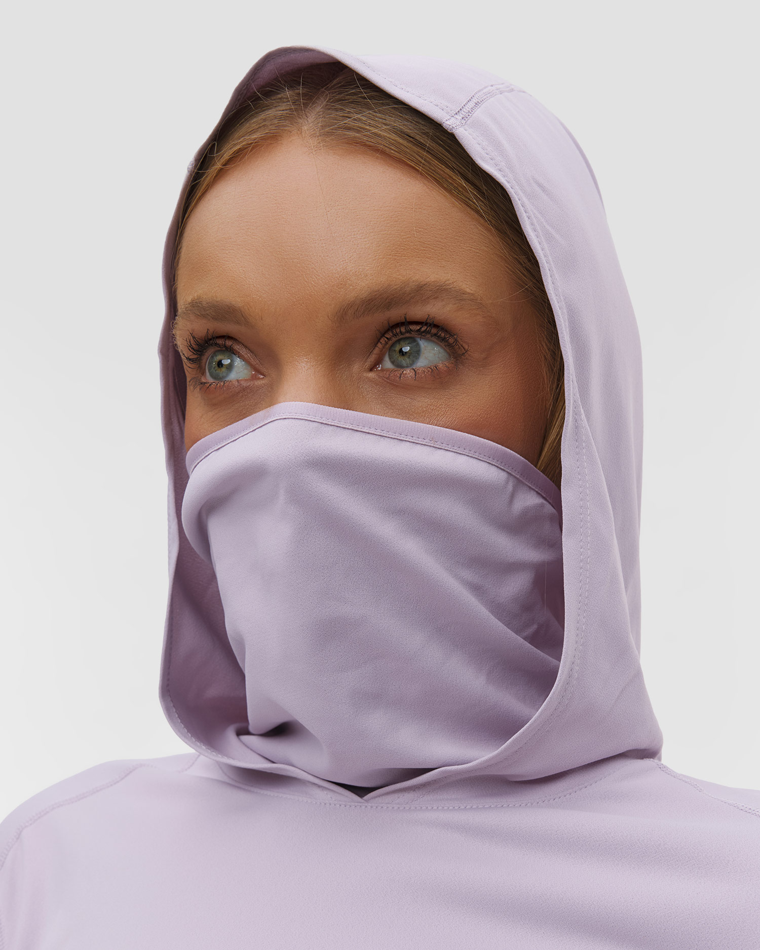 Longsleeve à capuche violet pour femmes Mammut Selun FL Sun Hoody