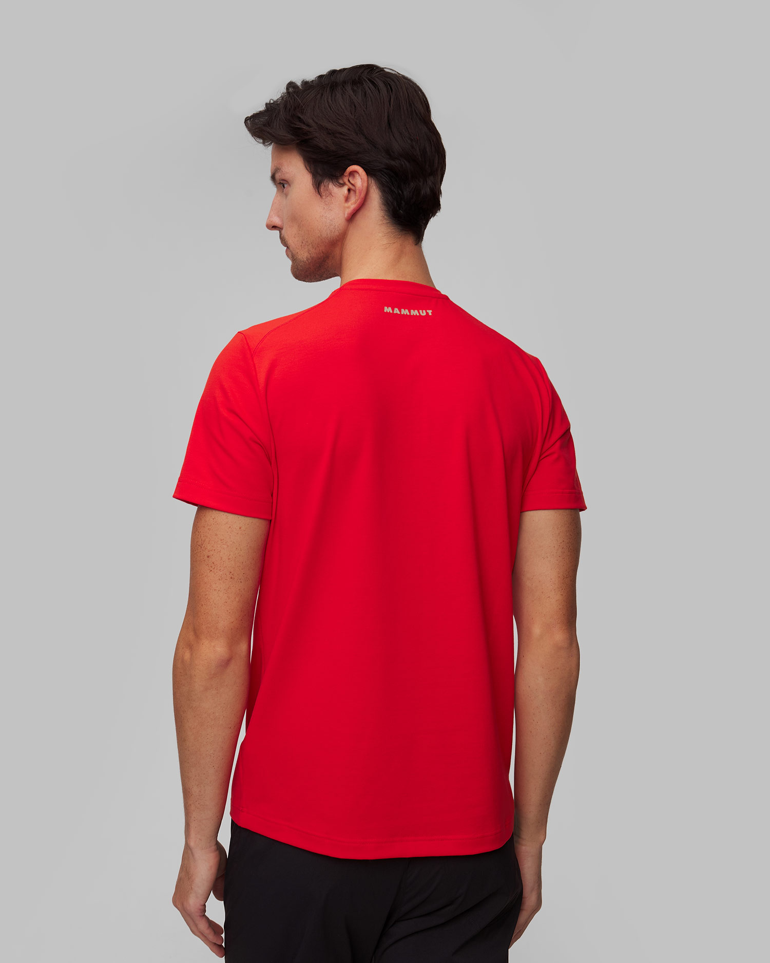 T-shirt męski Mammut Trovat czerwony