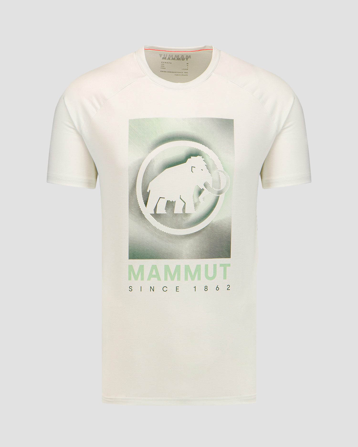 T-shirt techniczny męski Mammut Trovat, Kolor/Wzór: Biały