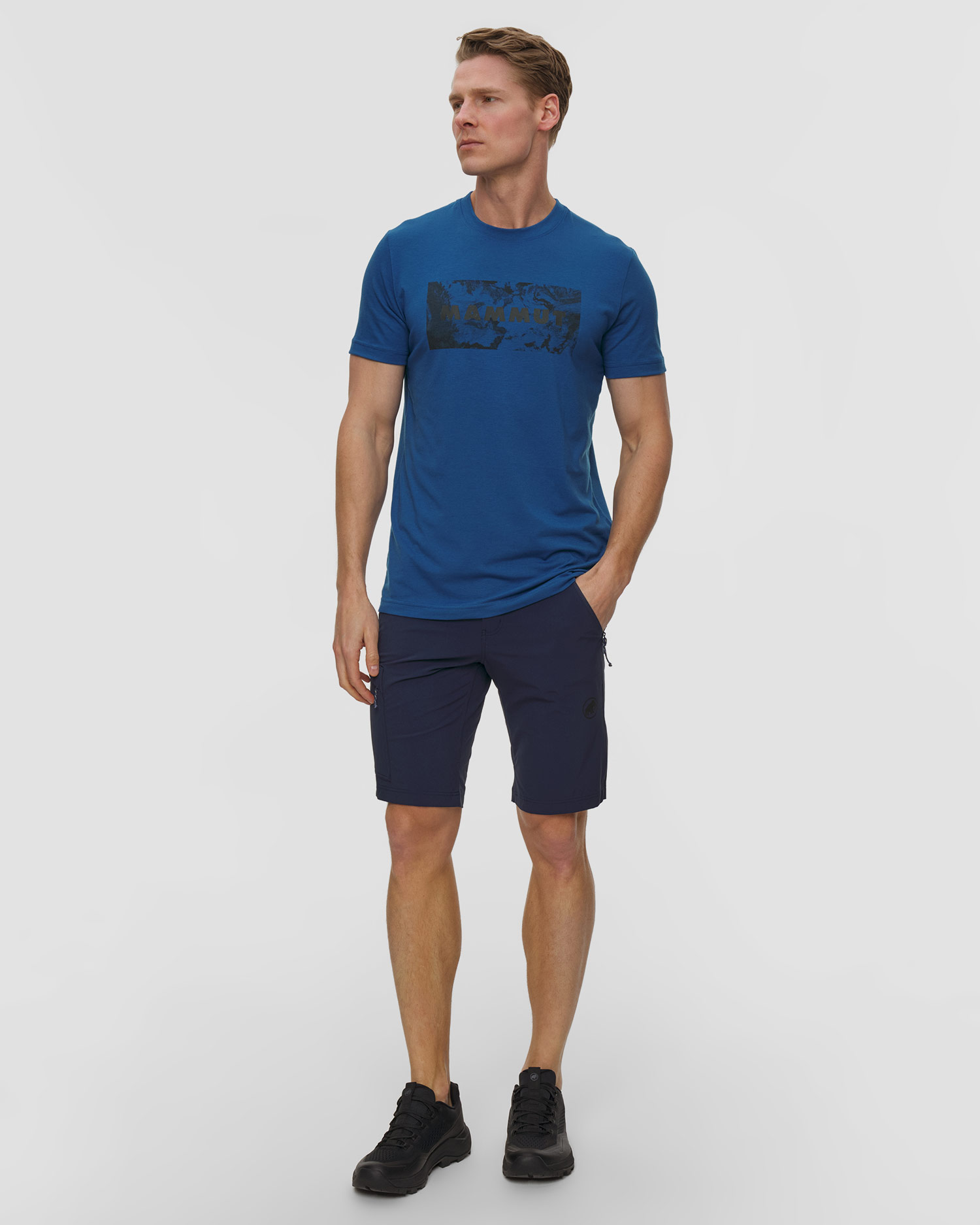Tricou pentru bărbați Mammut Trovat T-Shirt Logo albastru