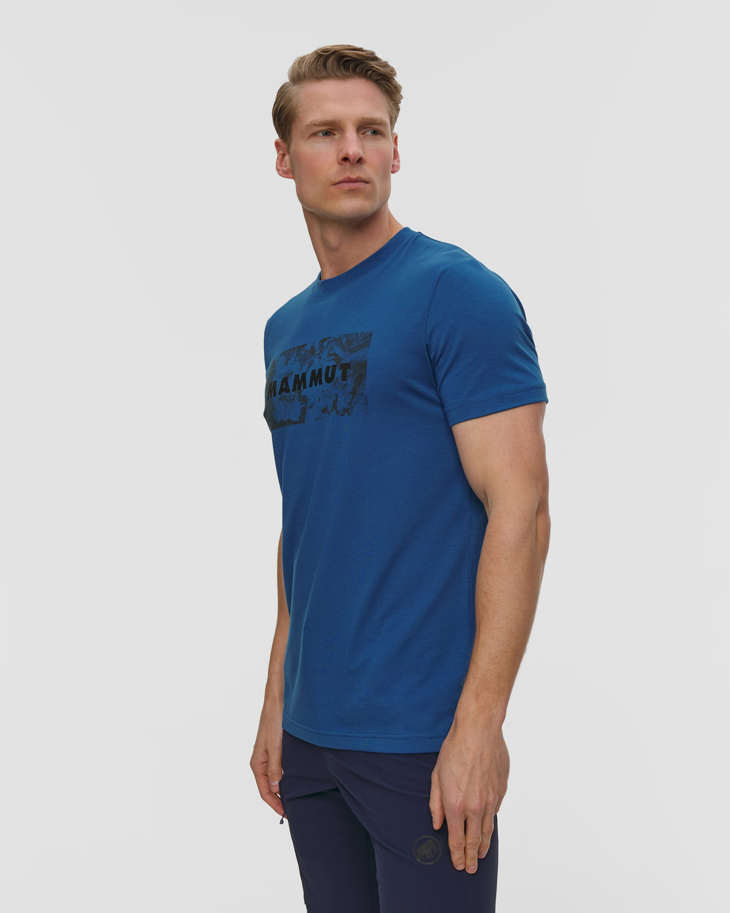 Tricou pentru bărbați Mammut Trovat T-Shirt Logo albastru