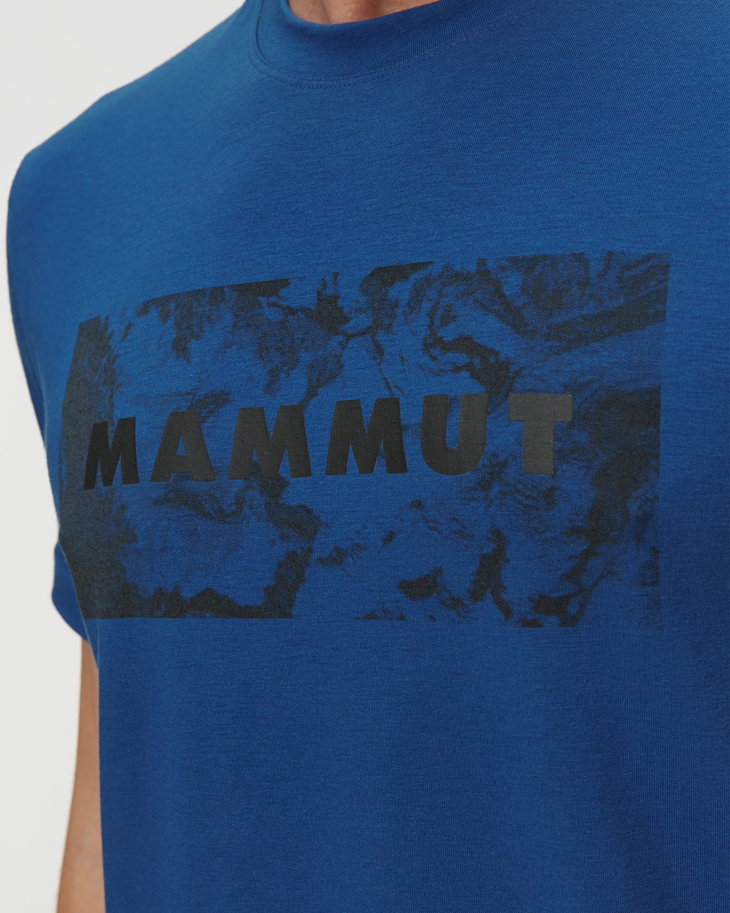 Tricou pentru bărbați Mammut Trovat T-Shirt Logo albastru
