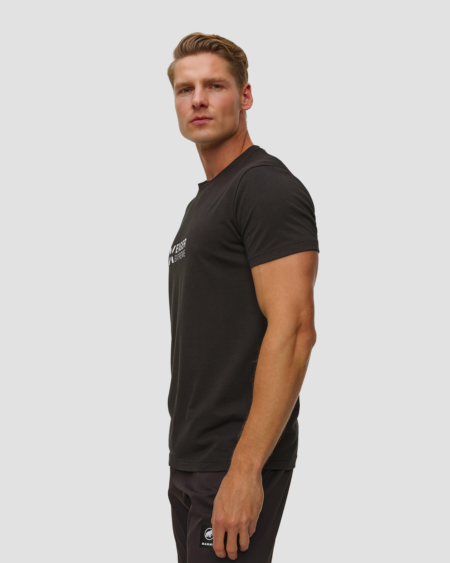 T-shirt męski Mammut Eiger Logo T-shirt Men czarny