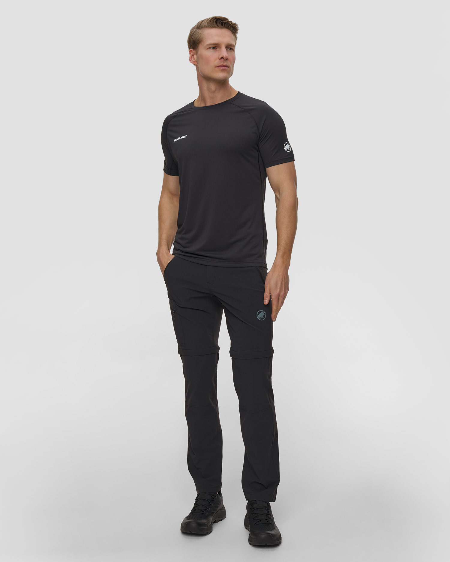Tricou tehnic pentru bărbați Mammut Ducan FL T-Shirt negru