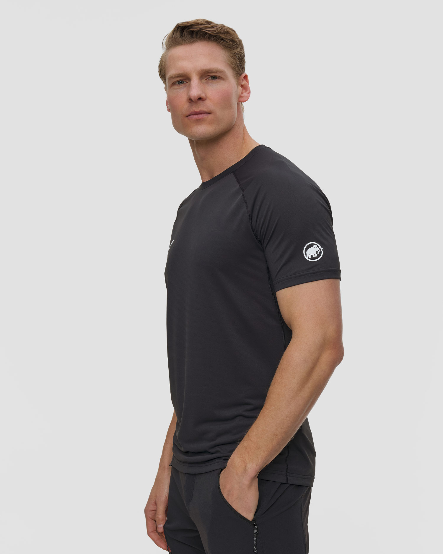 Tricou tehnic pentru bărbați Mammut Ducan FL T-Shirt negru