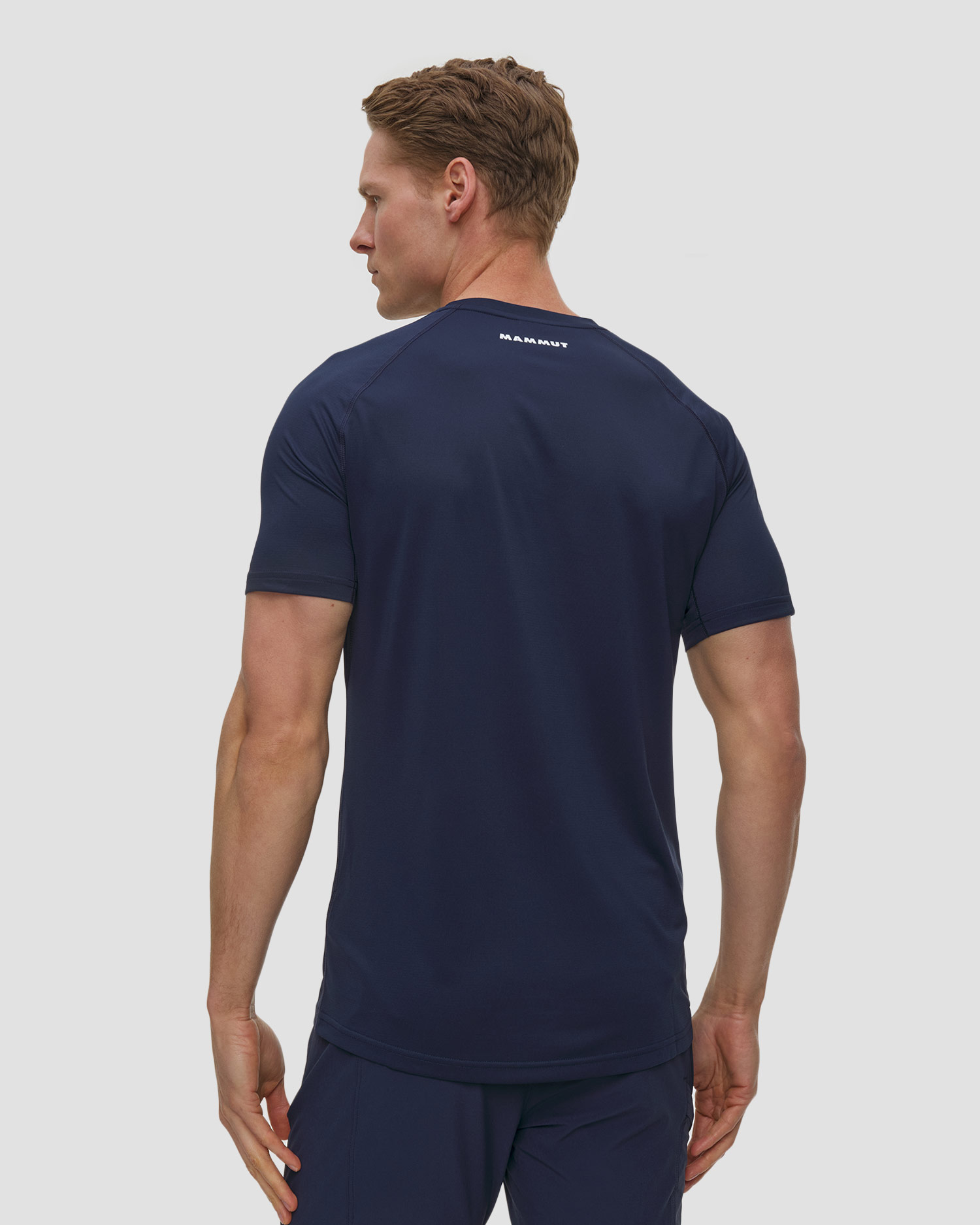 Tricou tehnic pentru bărbați Mammut Ducan FL T-Shirt bleumarin