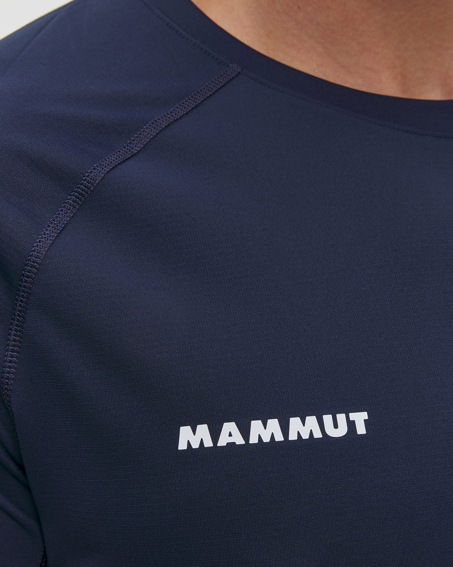 Tricou tehnic pentru bărbați Mammut Ducan FL T-Shirt bleumarin
