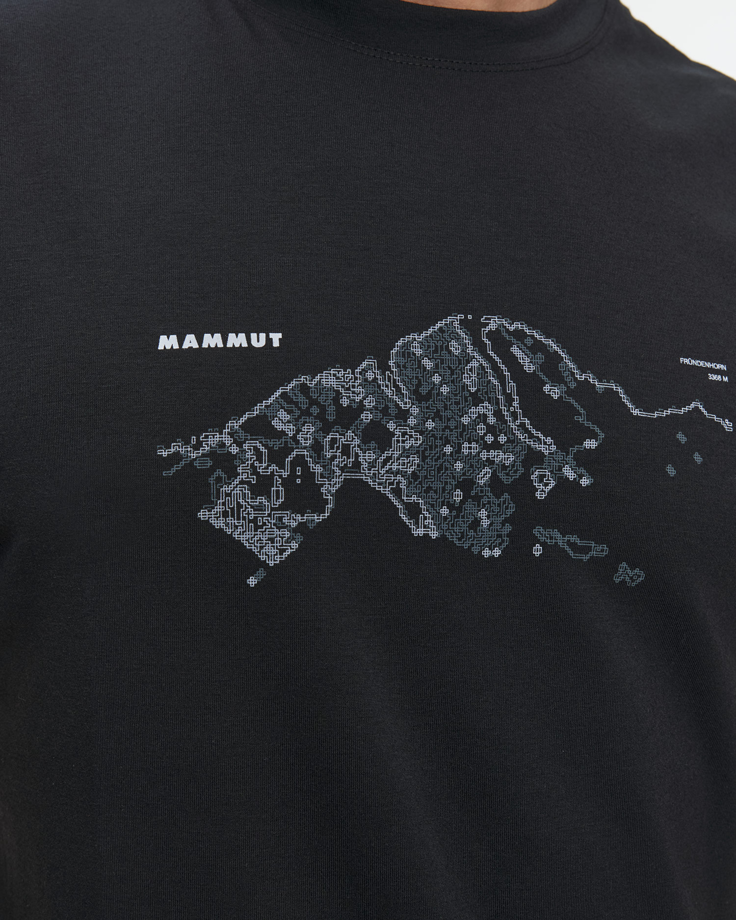 Tricou tehnic pentru bărbați Mammut Mountain T-Shirt Fruendenhorn negru