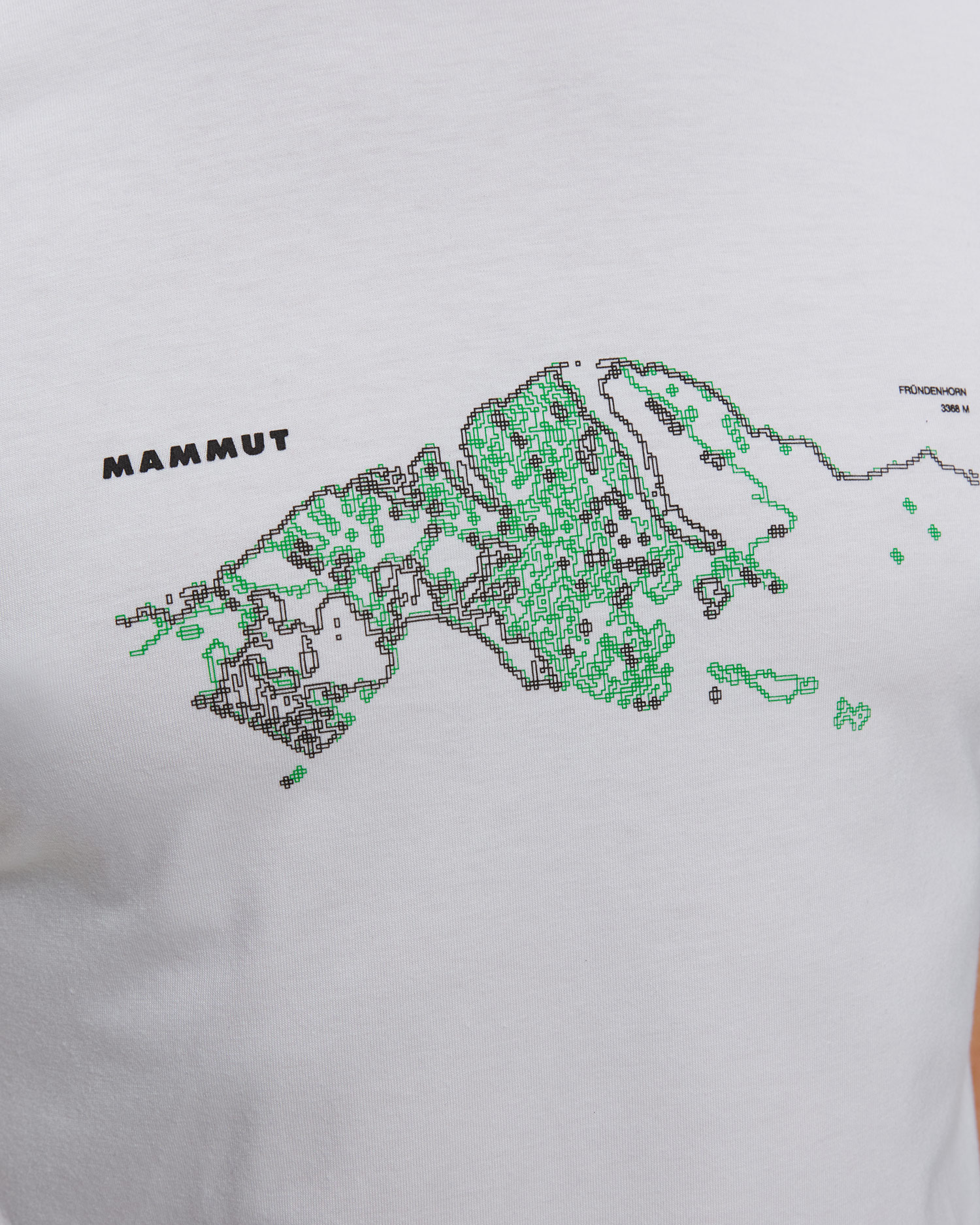 Tricou tehnic pentru bărbați Mammut Mountain T-Shirt Fruendenhorn alb