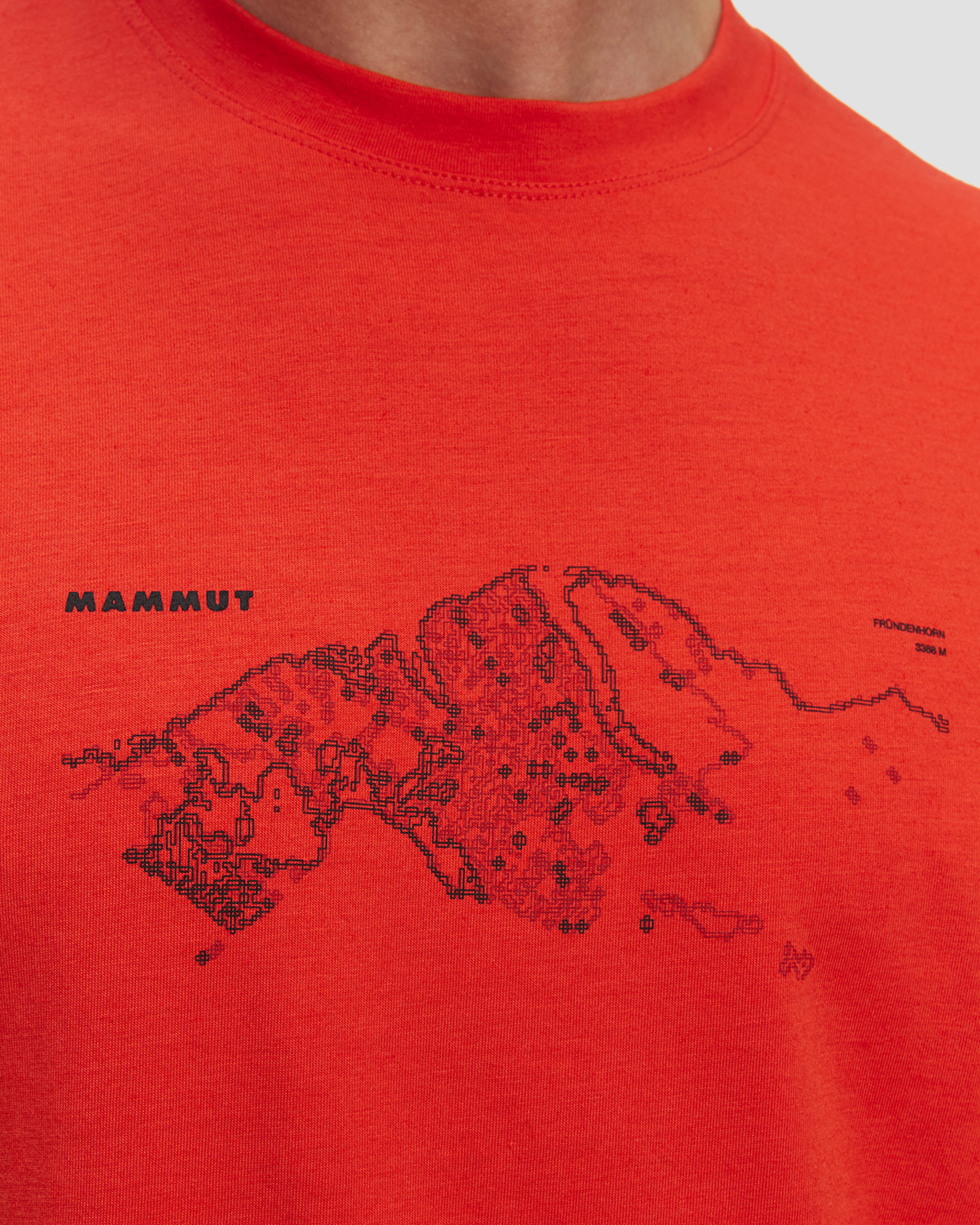 Tricou tehnic pentru bărbați Mammut Mountain T-Shirt Fruendenhorn roșu