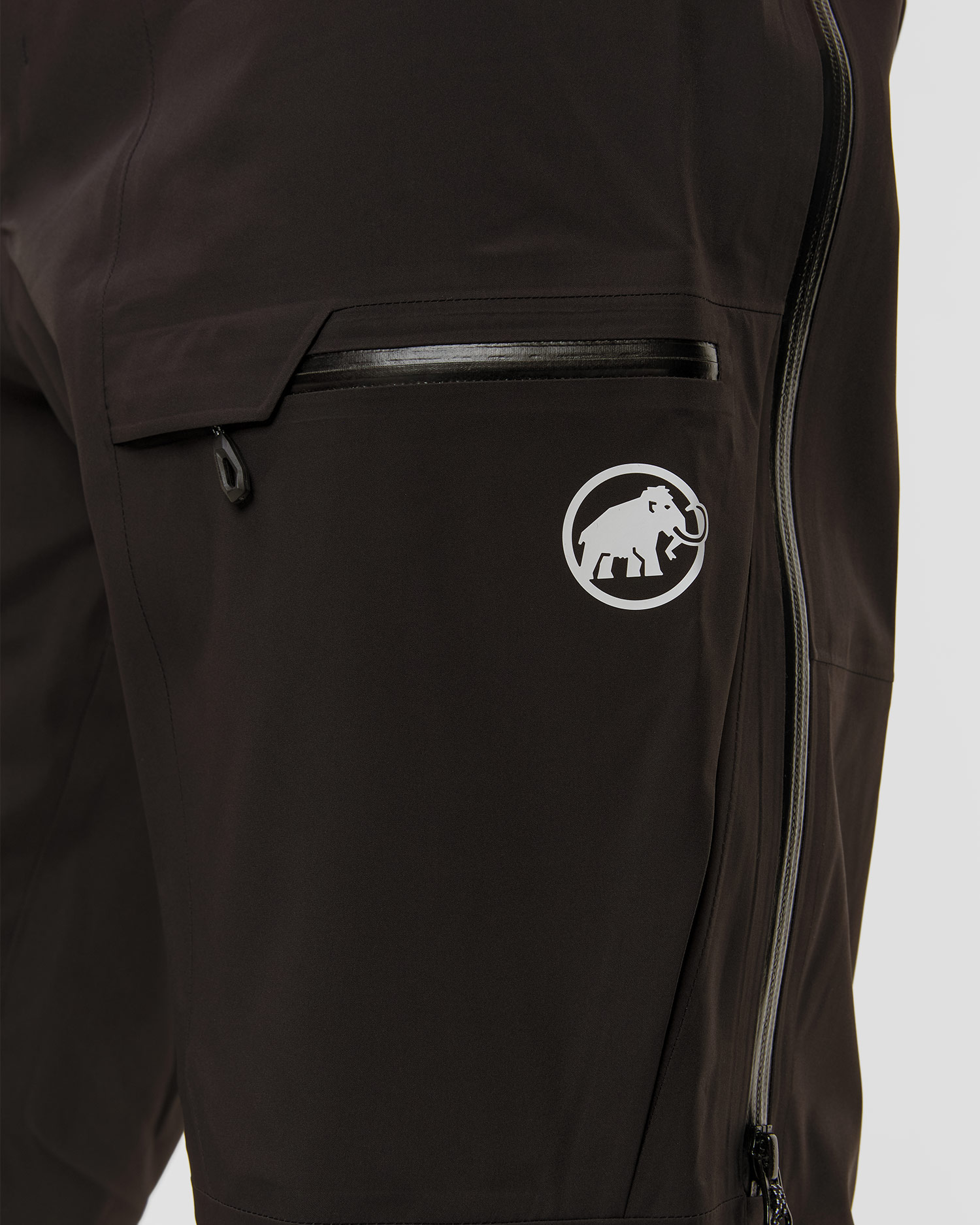 Pantaloni da sci da uomo Mammut Haldigrat HS BIB Pants Men neri