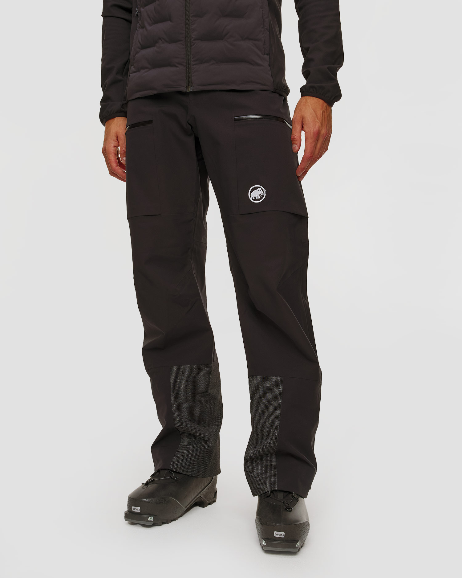 Pantalon de ski noir pour hommes Mammut Stoney HS Pants Men