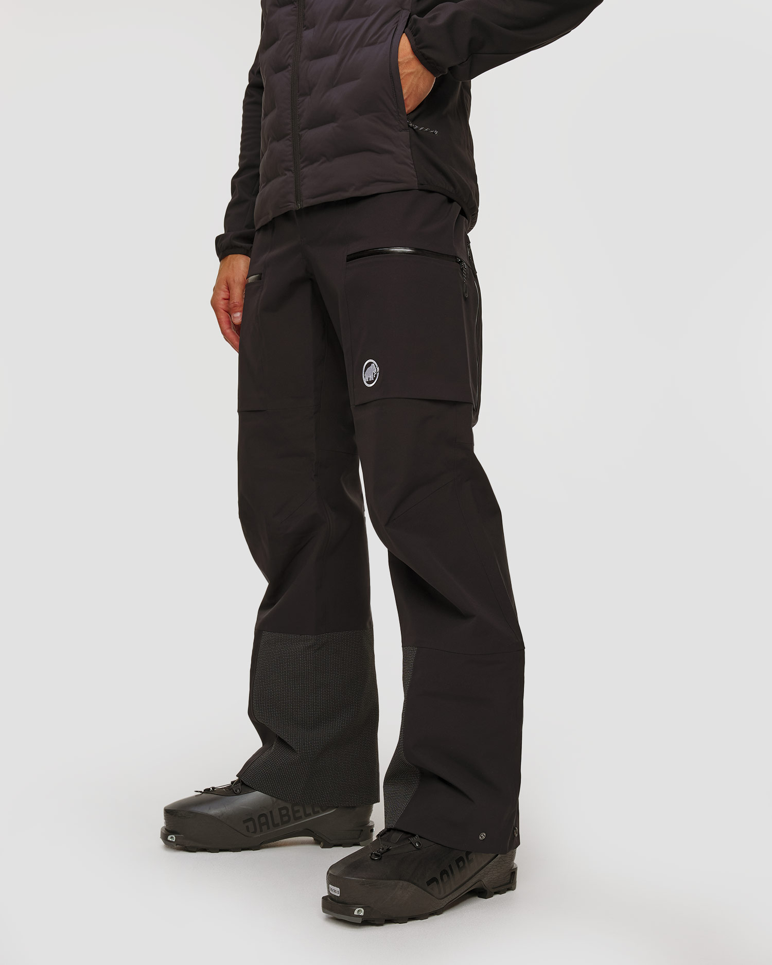 Pantalon de ski noir pour hommes Mammut Stoney HS Pants Men