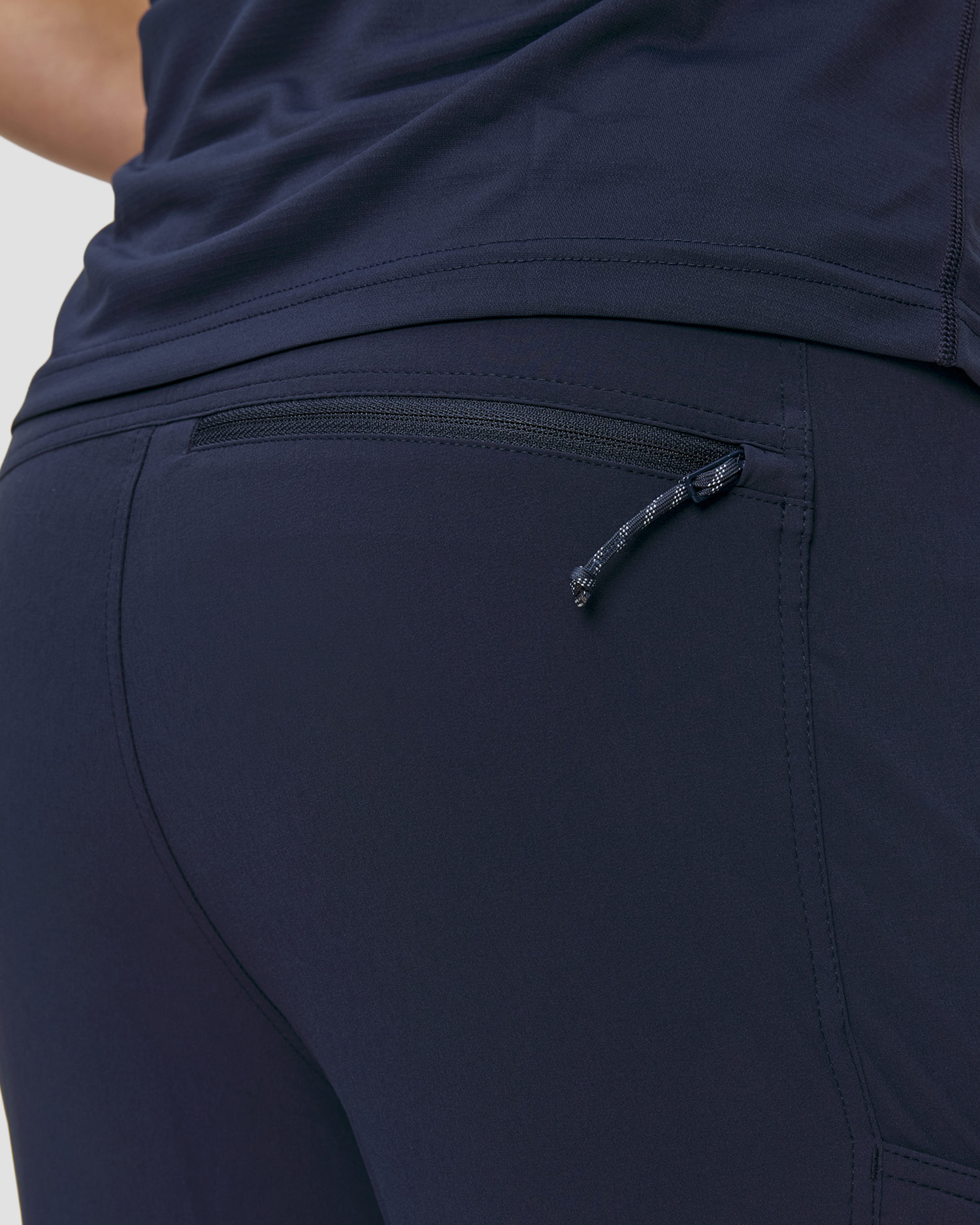 Pantalon de trekking bleu marine pour hommes Mammut Runbold IV Pants
