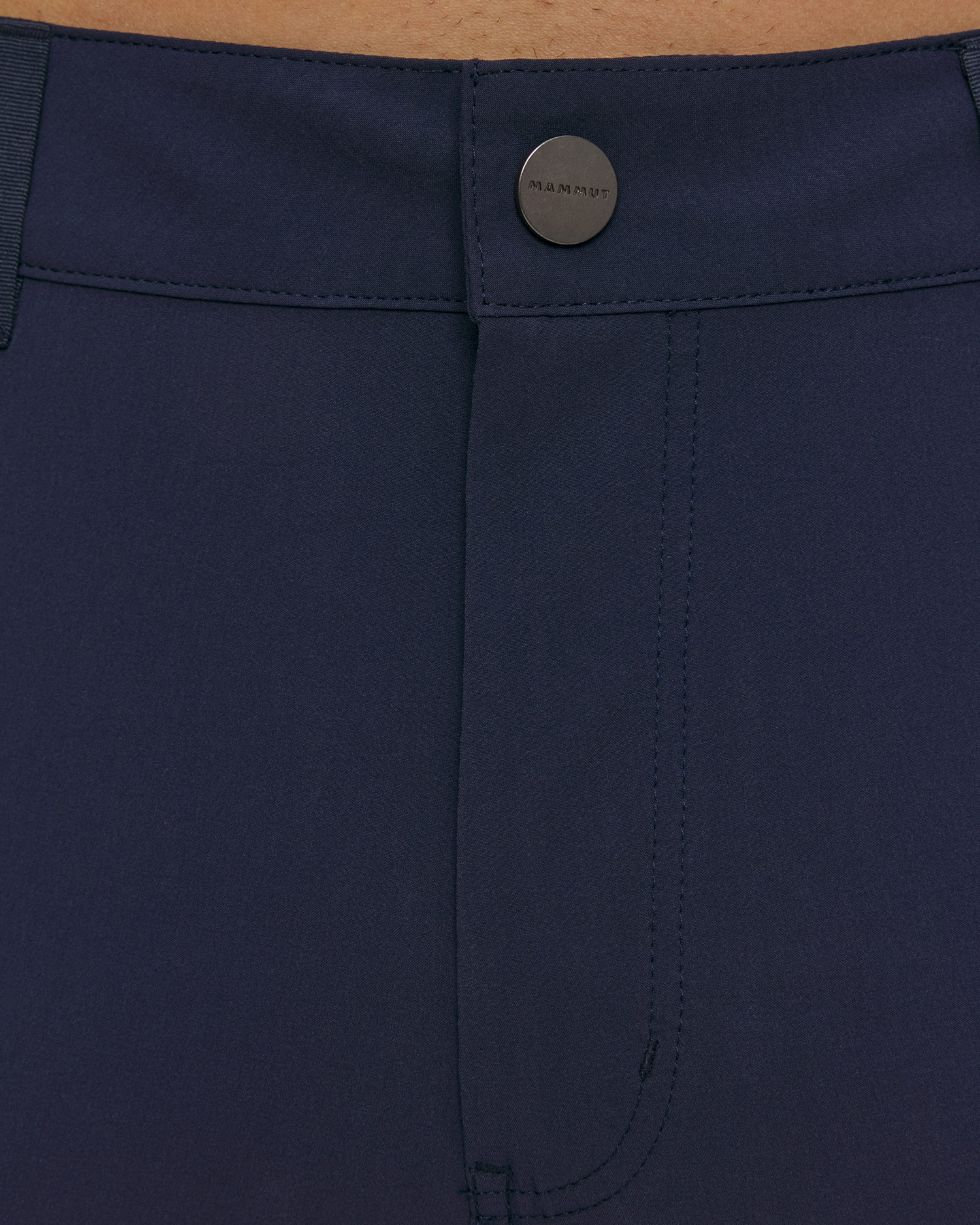 Pantalon de trekking bleu marine pour hommes Mammut Runbold IV Pants