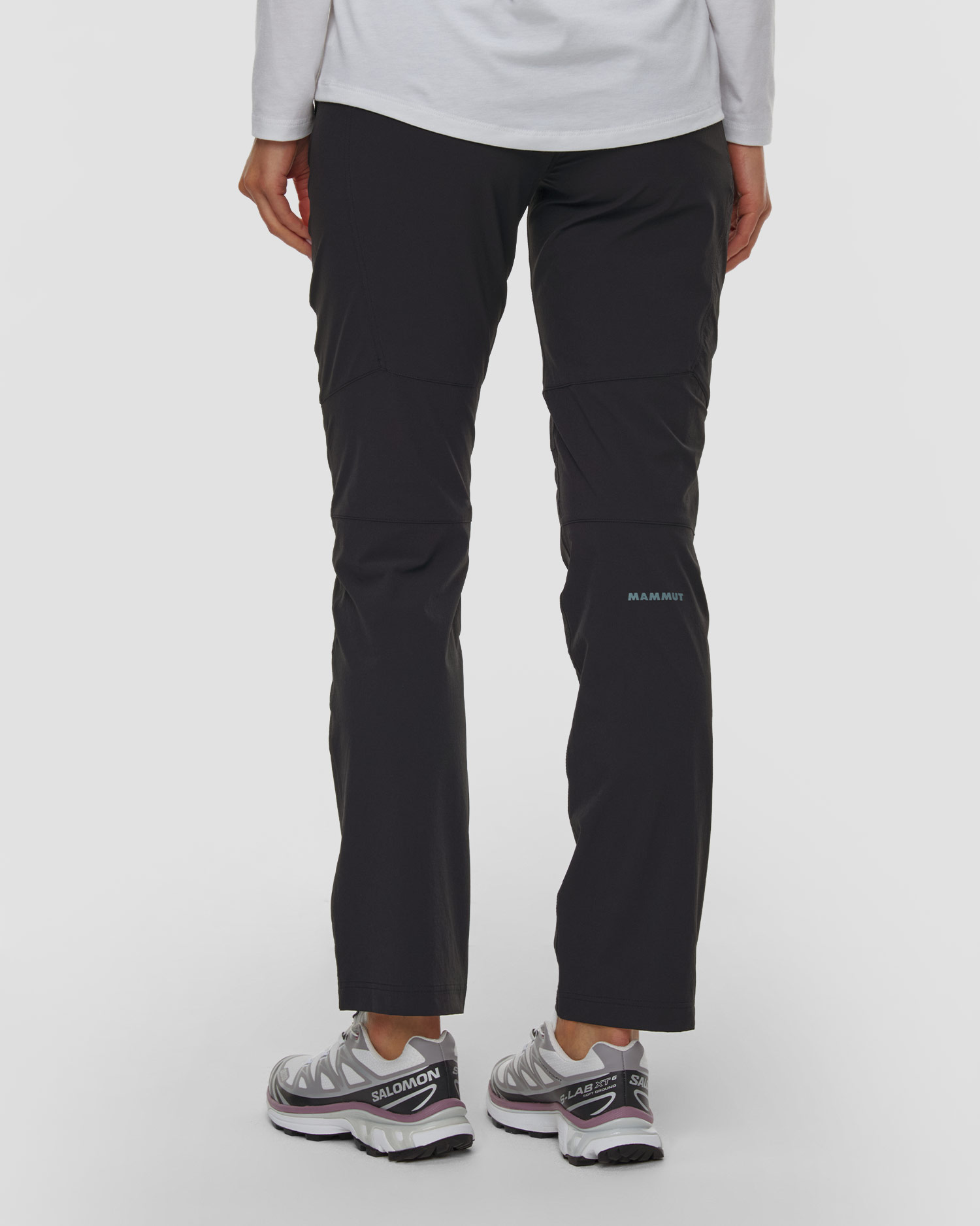 Pantalon de trekking noir pour femmes Mammut Runbold IV Pants