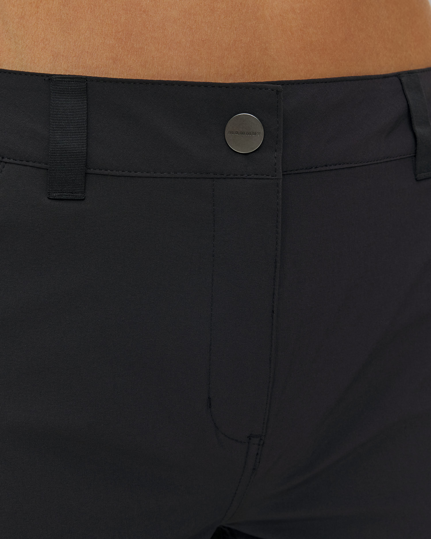 Pantalon de trekking noir pour femmes Mammut Runbold IV Pants