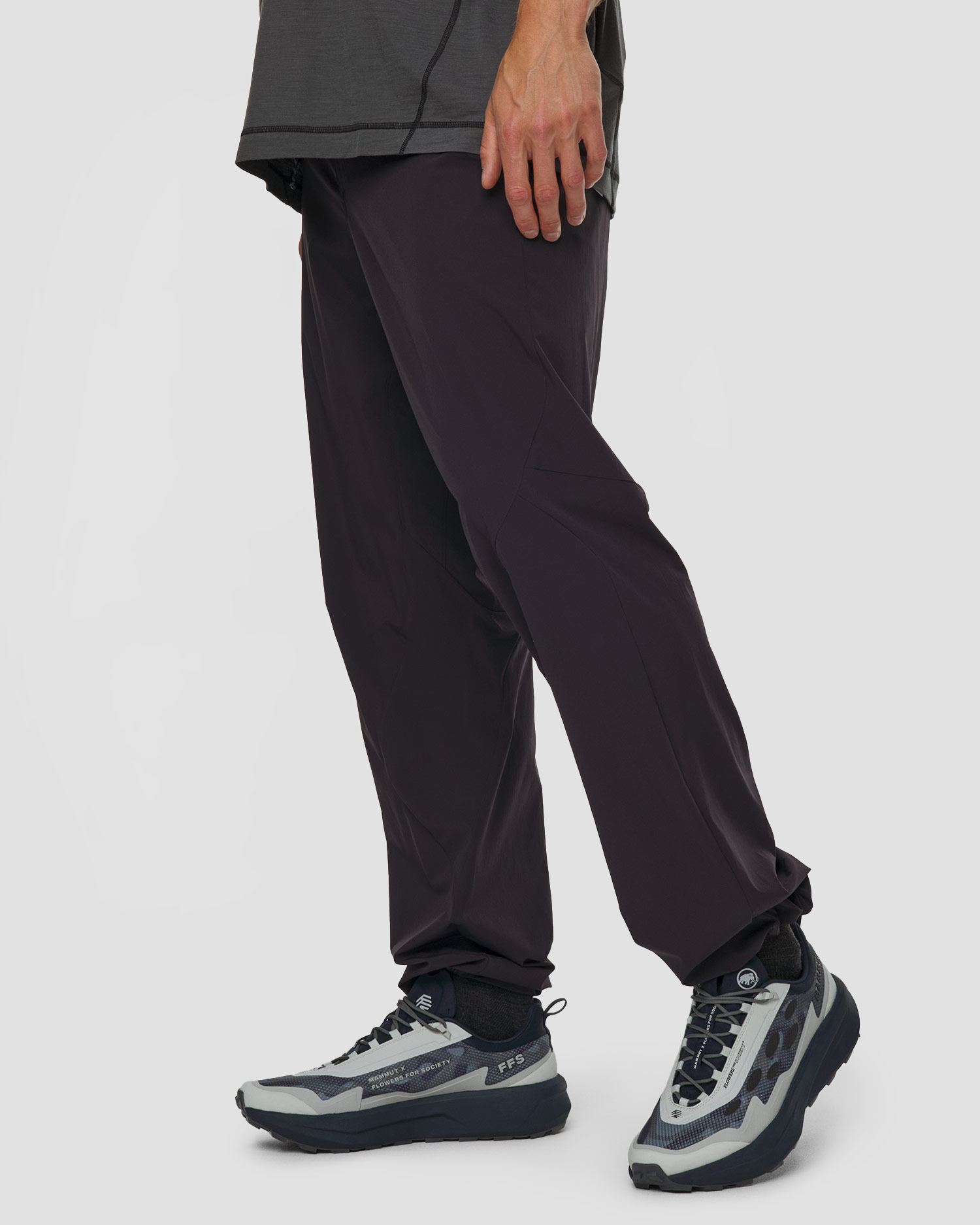 Pantalon de trekking noir pour hommes Mammut Hiking Patrol x Mammut Light Pants