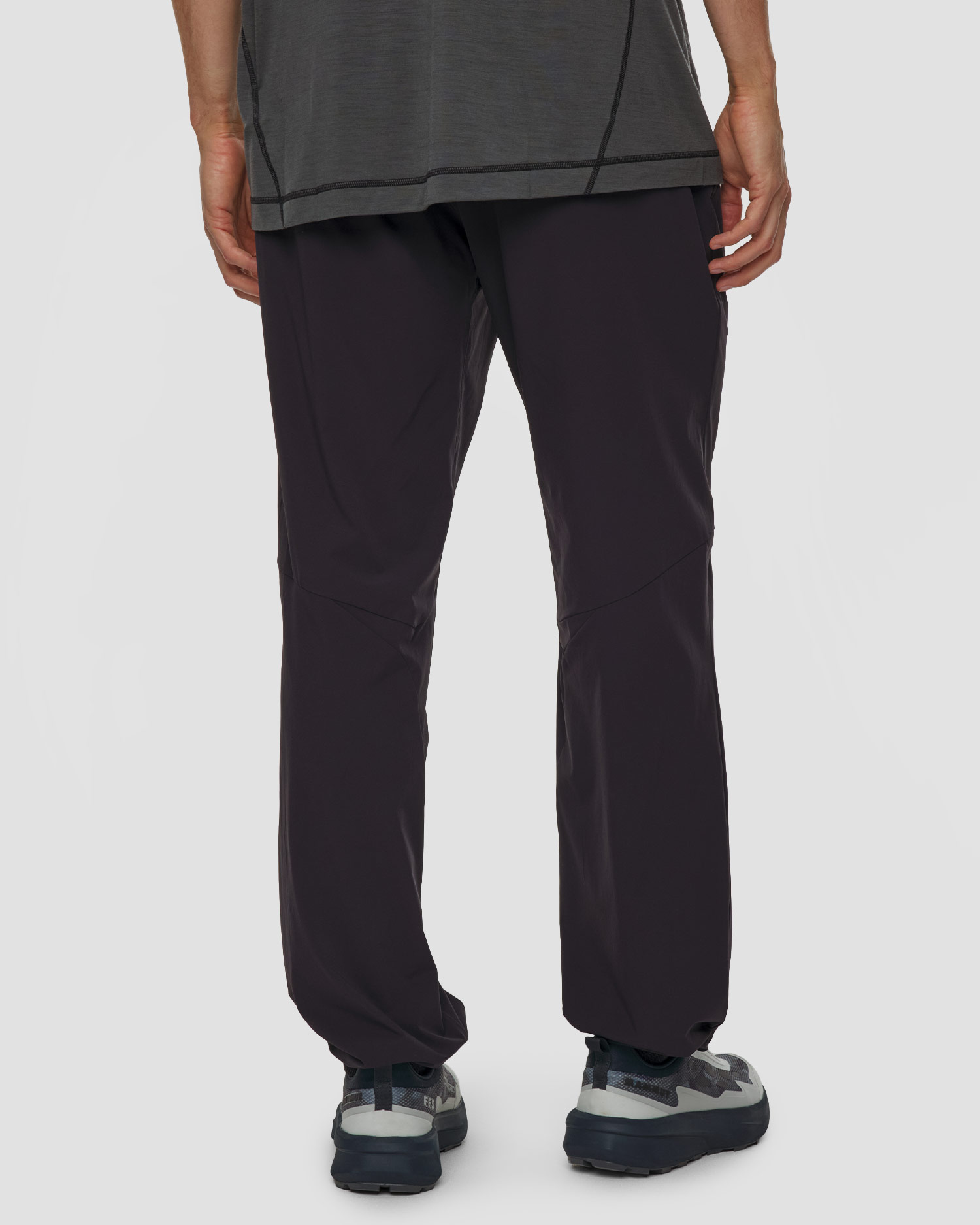 Pantalon de trekking noir pour hommes Mammut Hiking Patrol x Mammut Light Pants