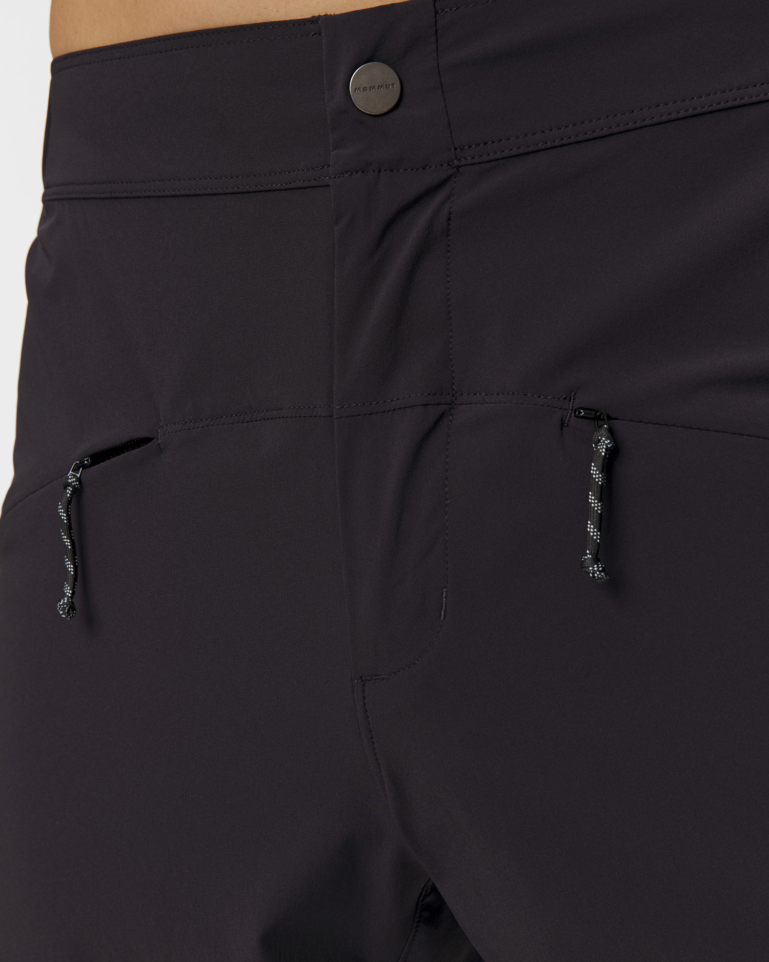 Pantalon de trekking noir pour hommes Mammut Hiking Patrol x Mammut Light Pants
